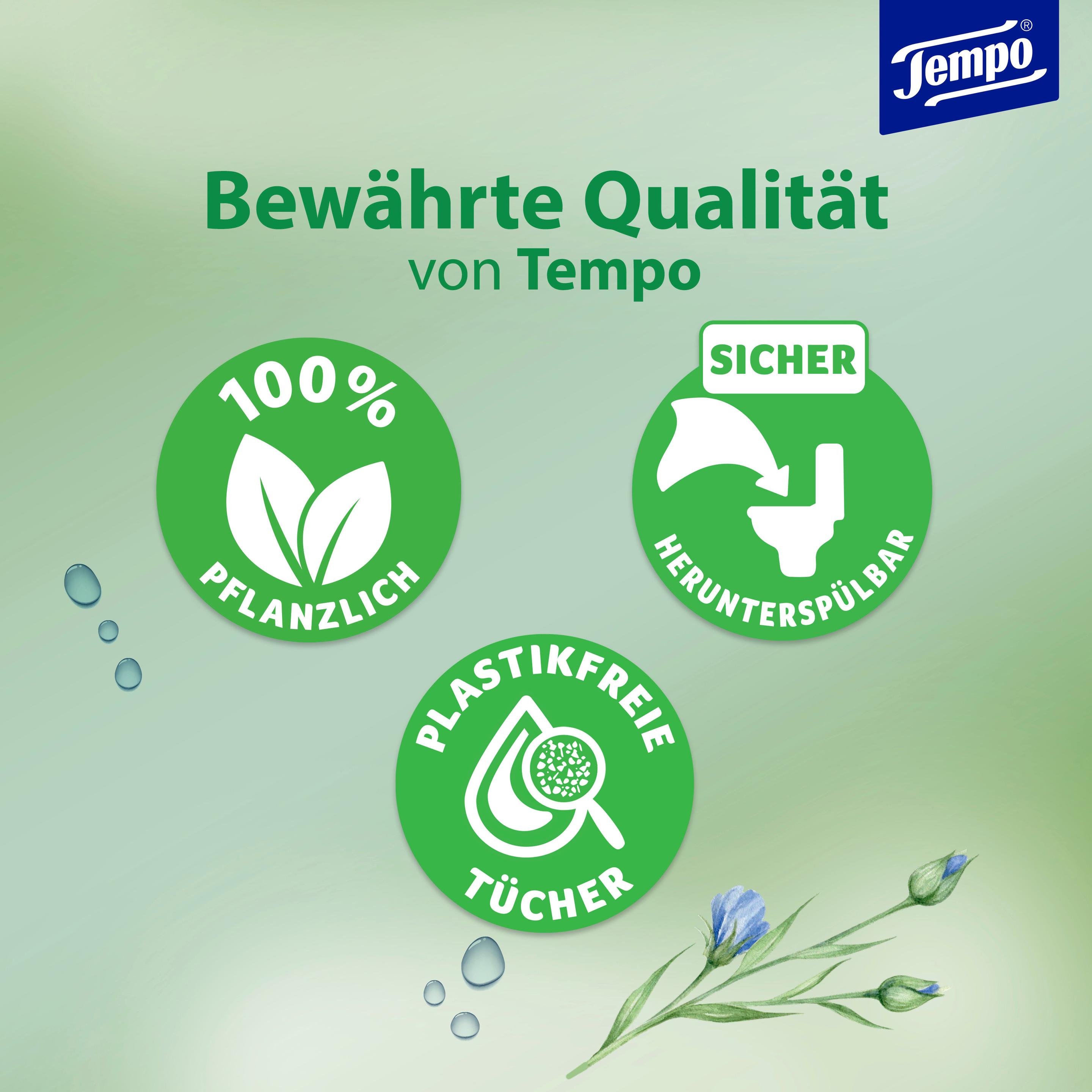 Produktbild Tempo Feuchtes Toilettenpapier Sanft&Sensitiv Aloe Vera 6 von 7