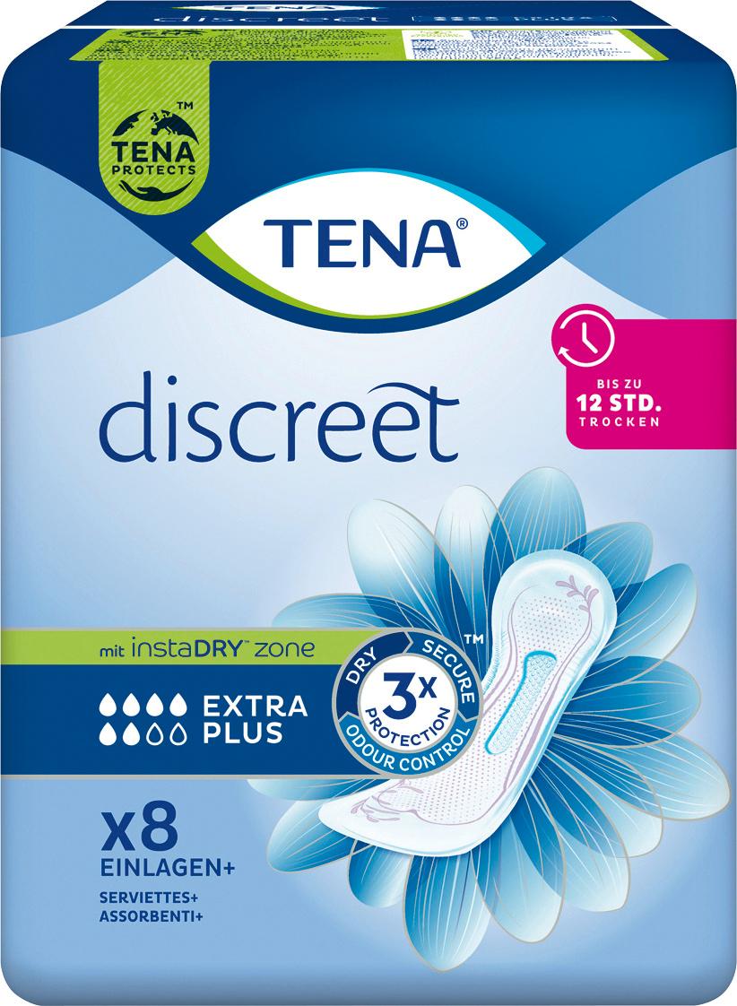 TENA discreet extra plus Slipeinlagen