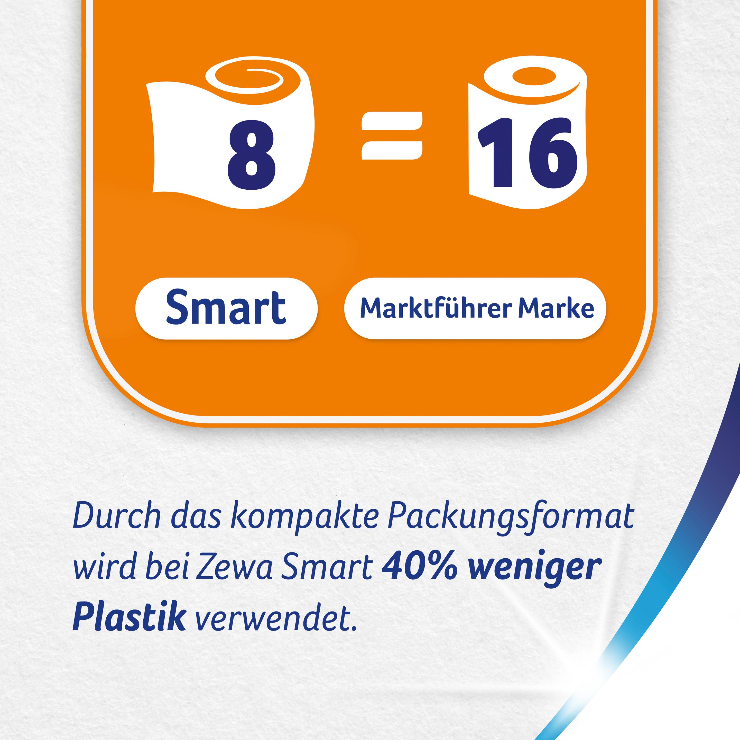 Produktbild Zewa Smart Toilettenpapier 4x300 Blatt 4 von 9