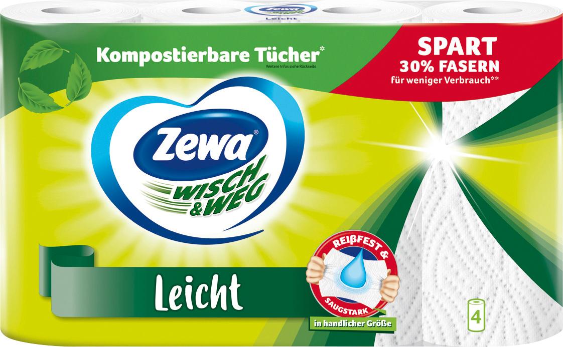 ZEWA WISCH&WEG Leicht Haushaltstücher 4x48 Blatt