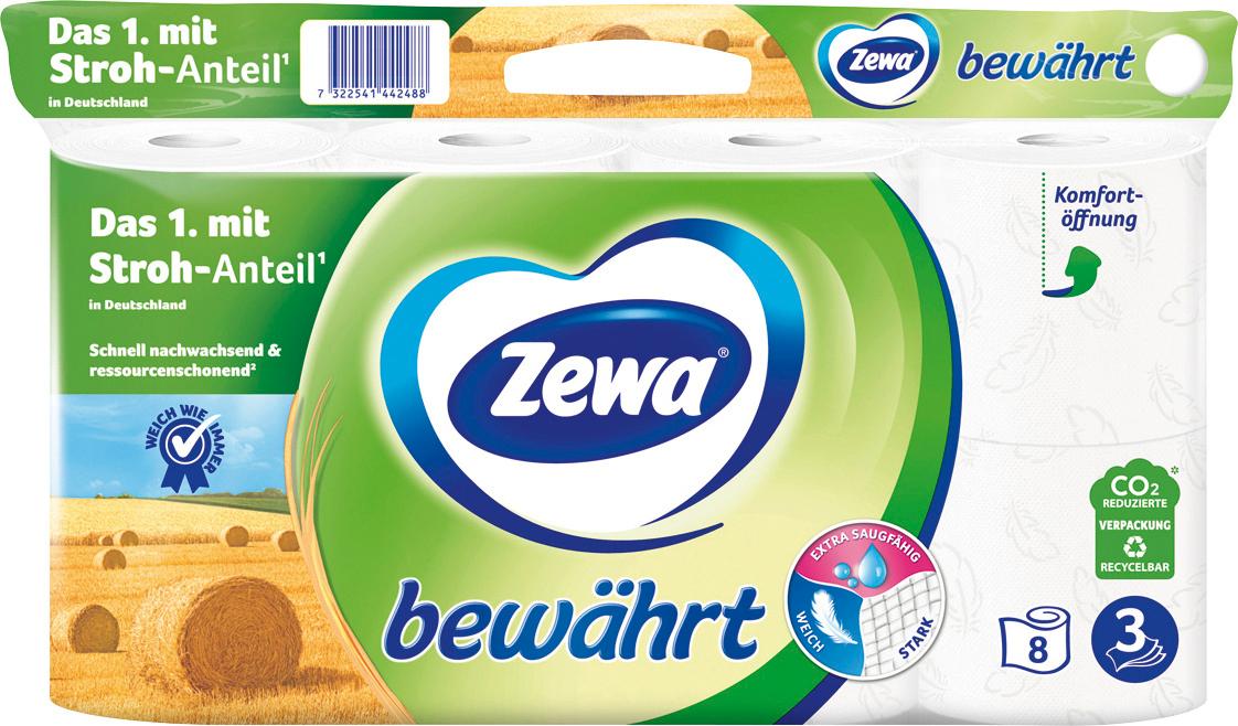 Zewa bewährt Toilettenpapier 8x150 Blatt