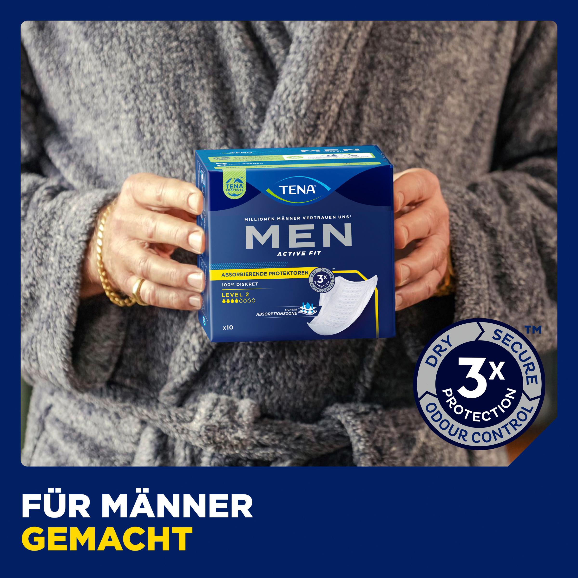 Produktbild TENA MEN Level 2 Active Fit Inkontinenzeinlagen 9 von 10