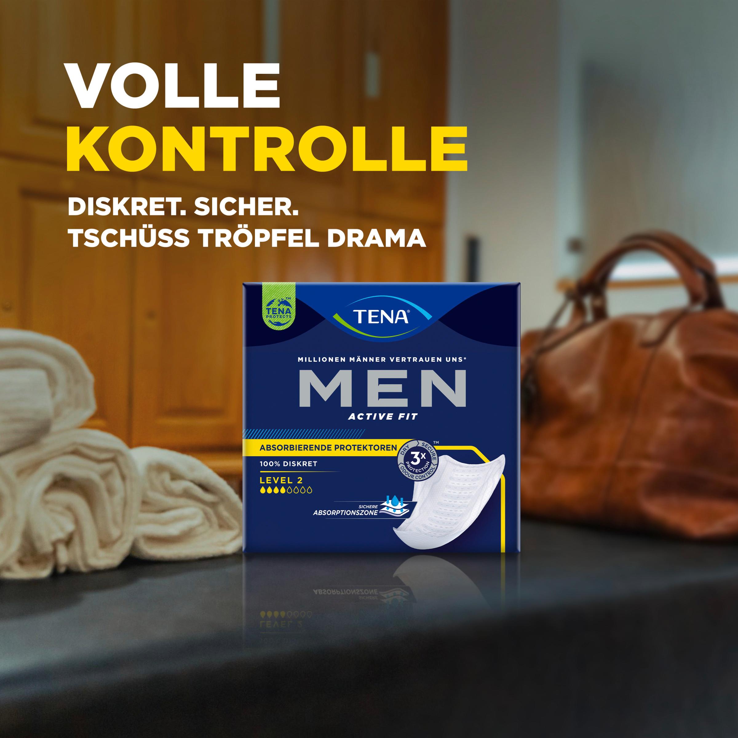 Produktbild TENA MEN Level 2 Active Fit Inkontinenzeinlagen 6 von 10