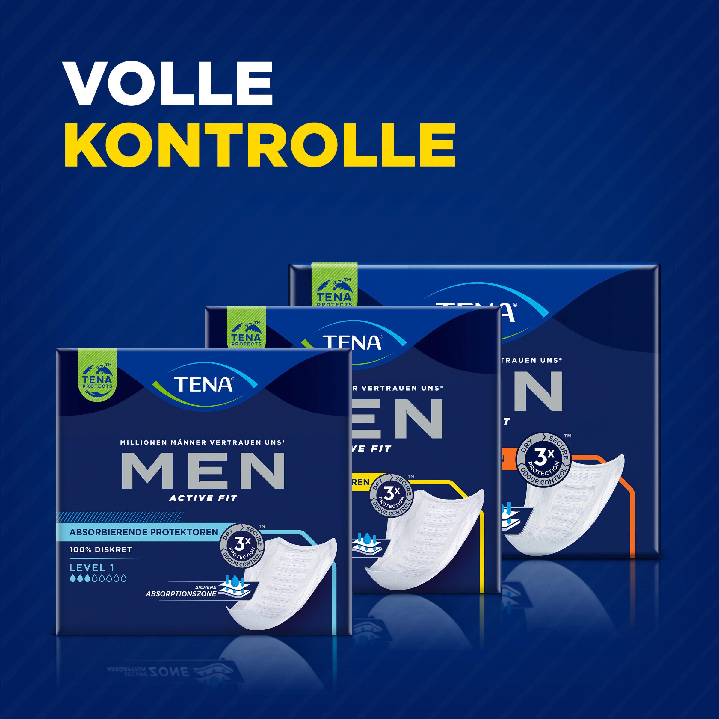 Produktbild TENA MEN Level 2 Active Fit Inkontinenzeinlagen 4 von 10
