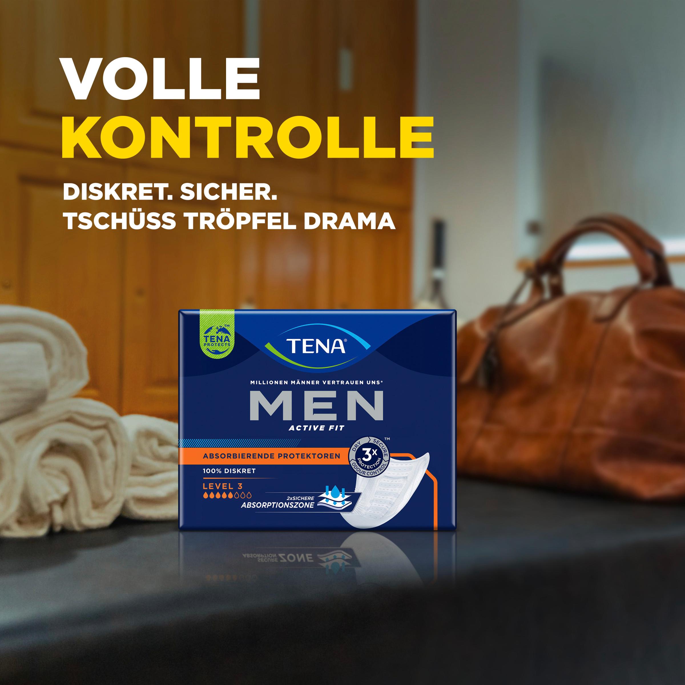 Produktbild TENA MEN Active Fit Level 3 Inkontinenzeinlagen 3 von 13