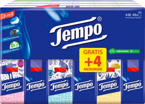 Tempo Taschentücher Design