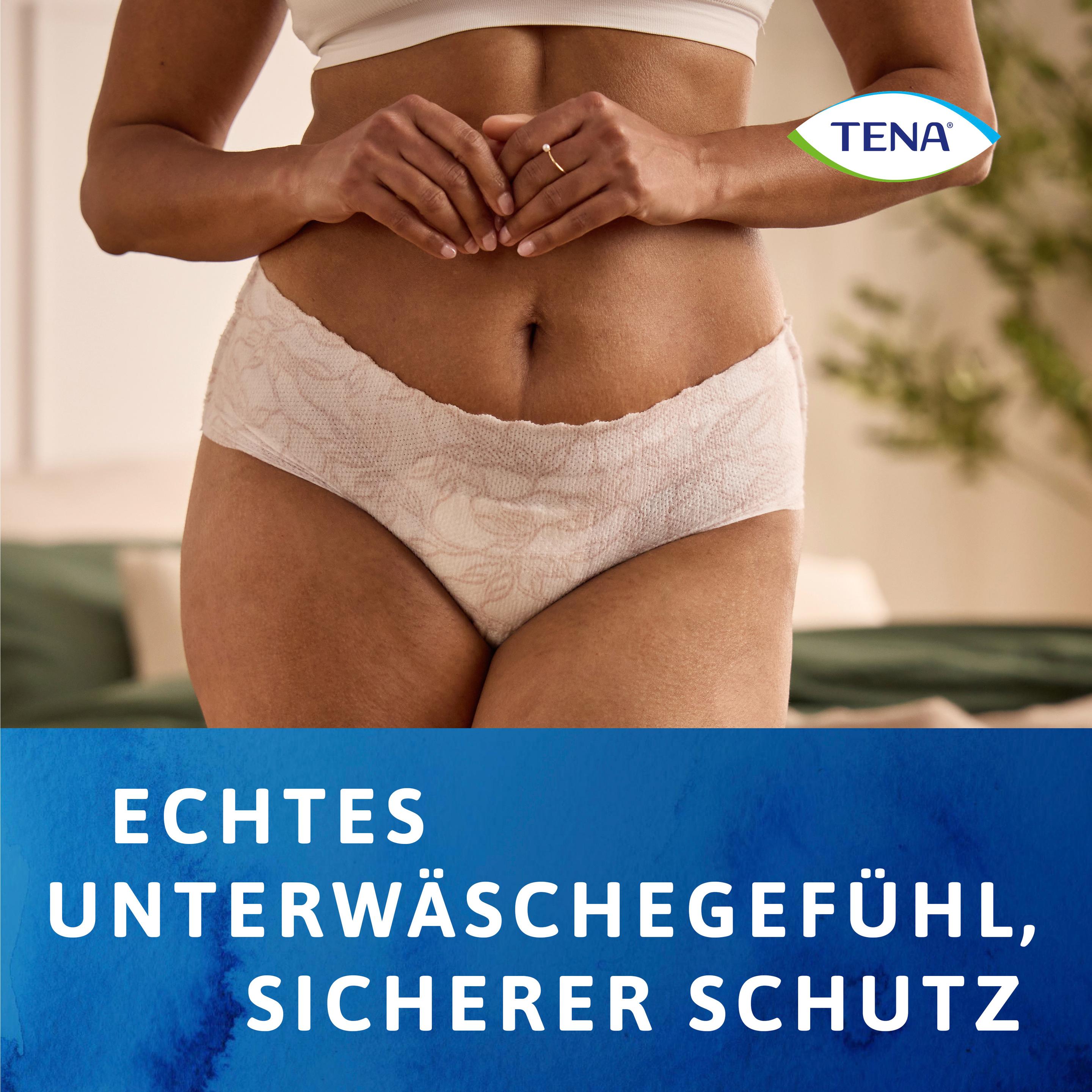 Produktbild Tena Silhouette Hüfthohe Unterwäsche Plus Weiß Gr. M 8 von 13