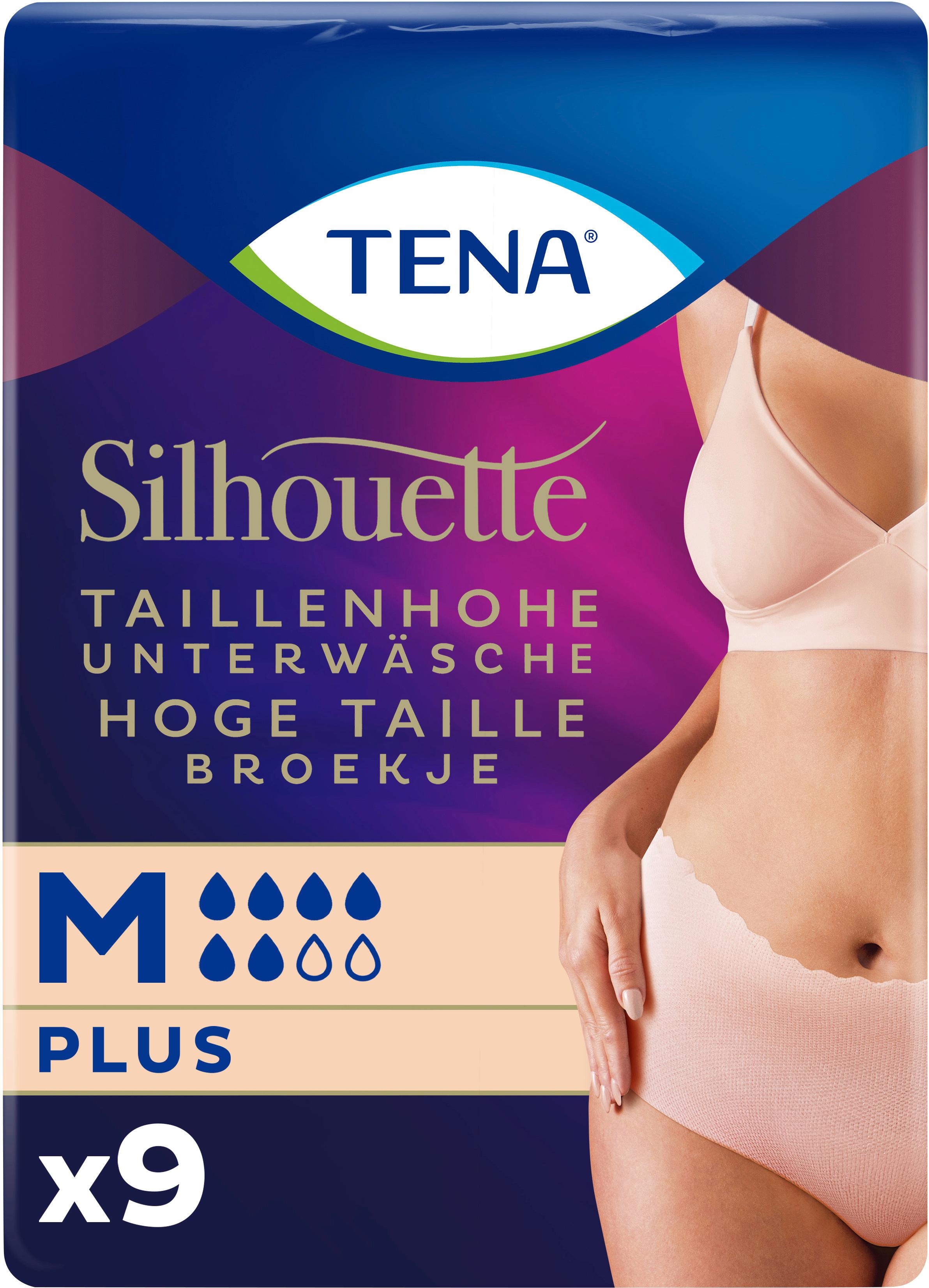 Tena Silhouette Taillenhohe Unterwäsche Plus Creme Gr. M