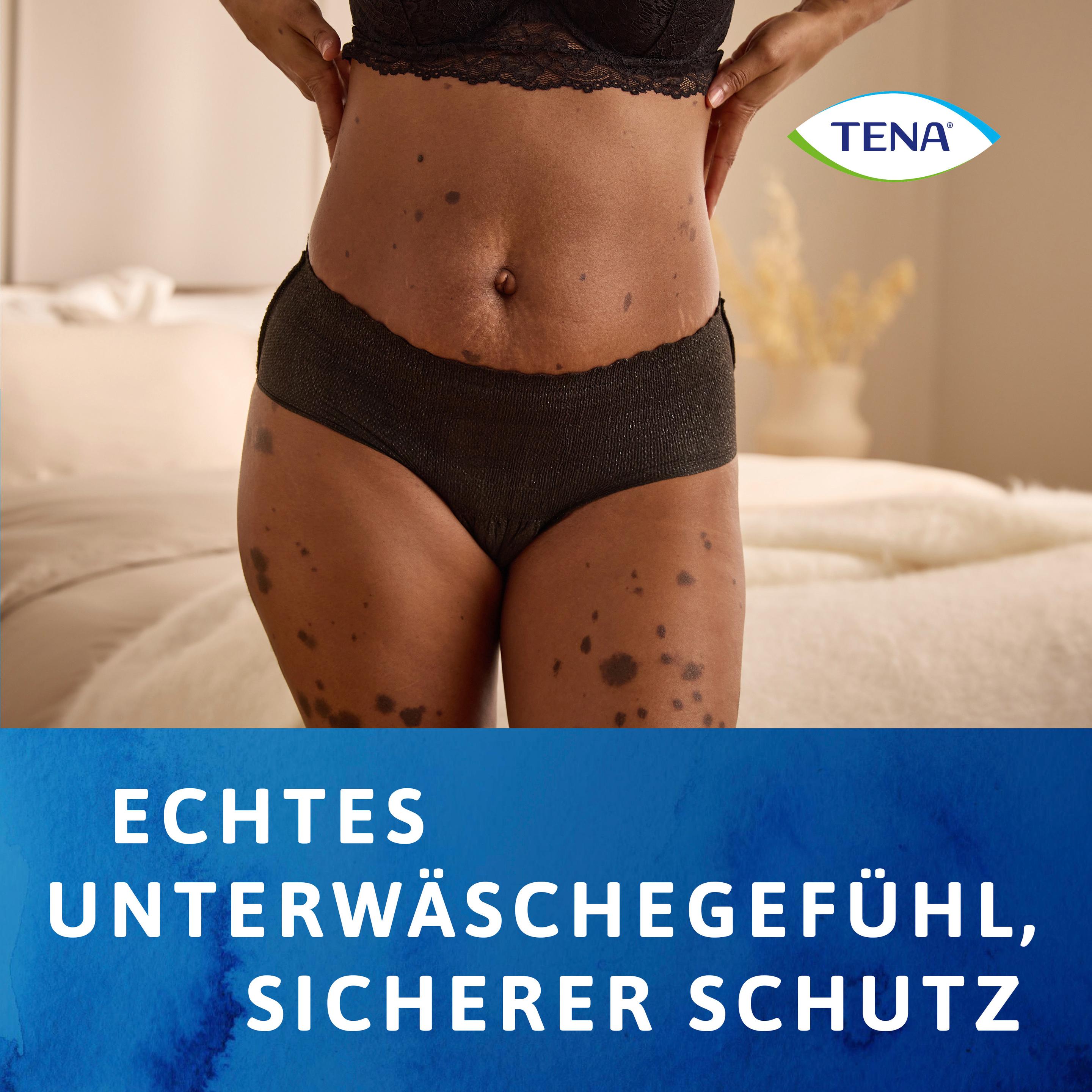 Produktbild Tena Silhouette Hüfthohe Unterwäsche Plus Schwarz Gr. M 4 von 11