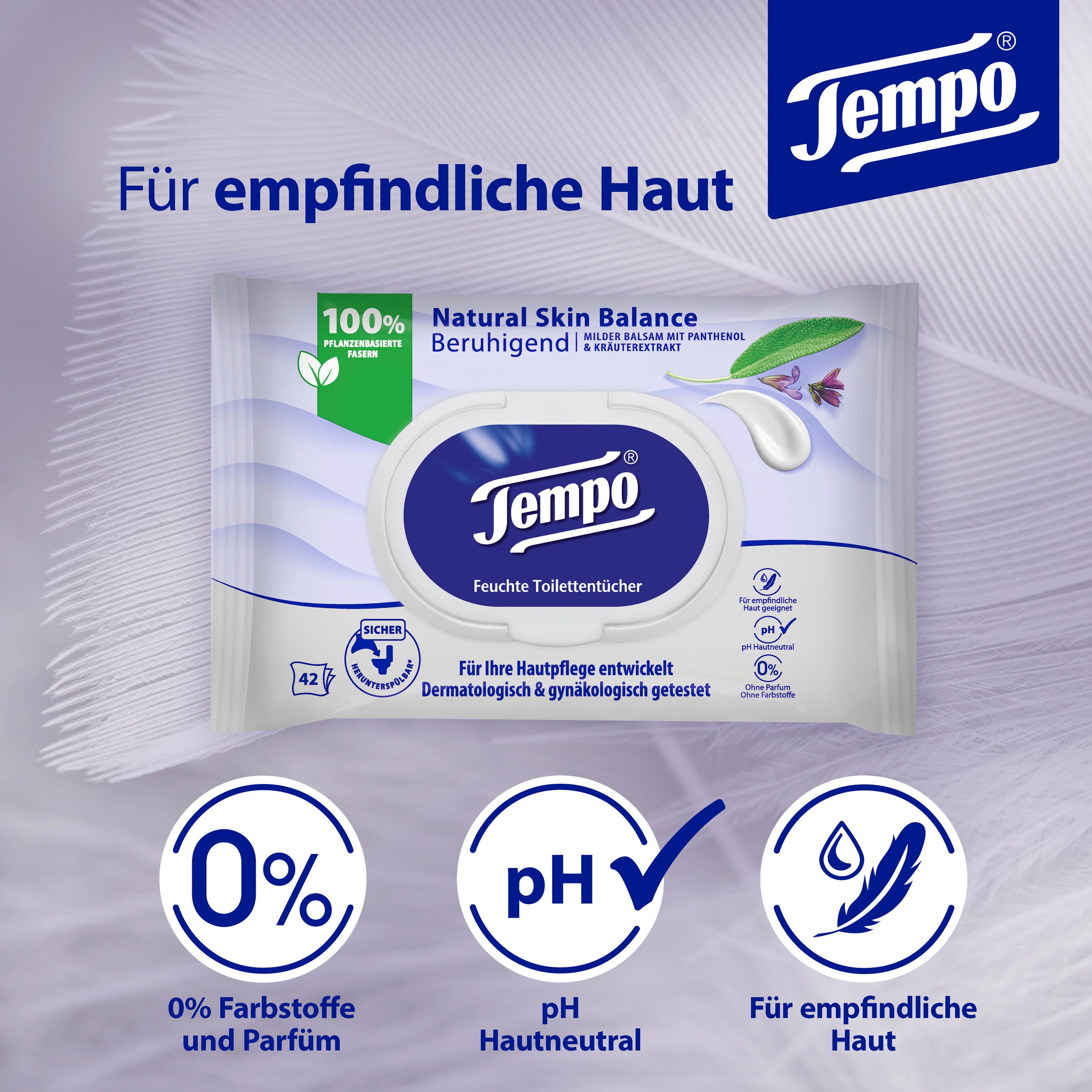 Produktbild Tempo Feuchtes Toilettenpapier Natural Skin Balance 8 von 8