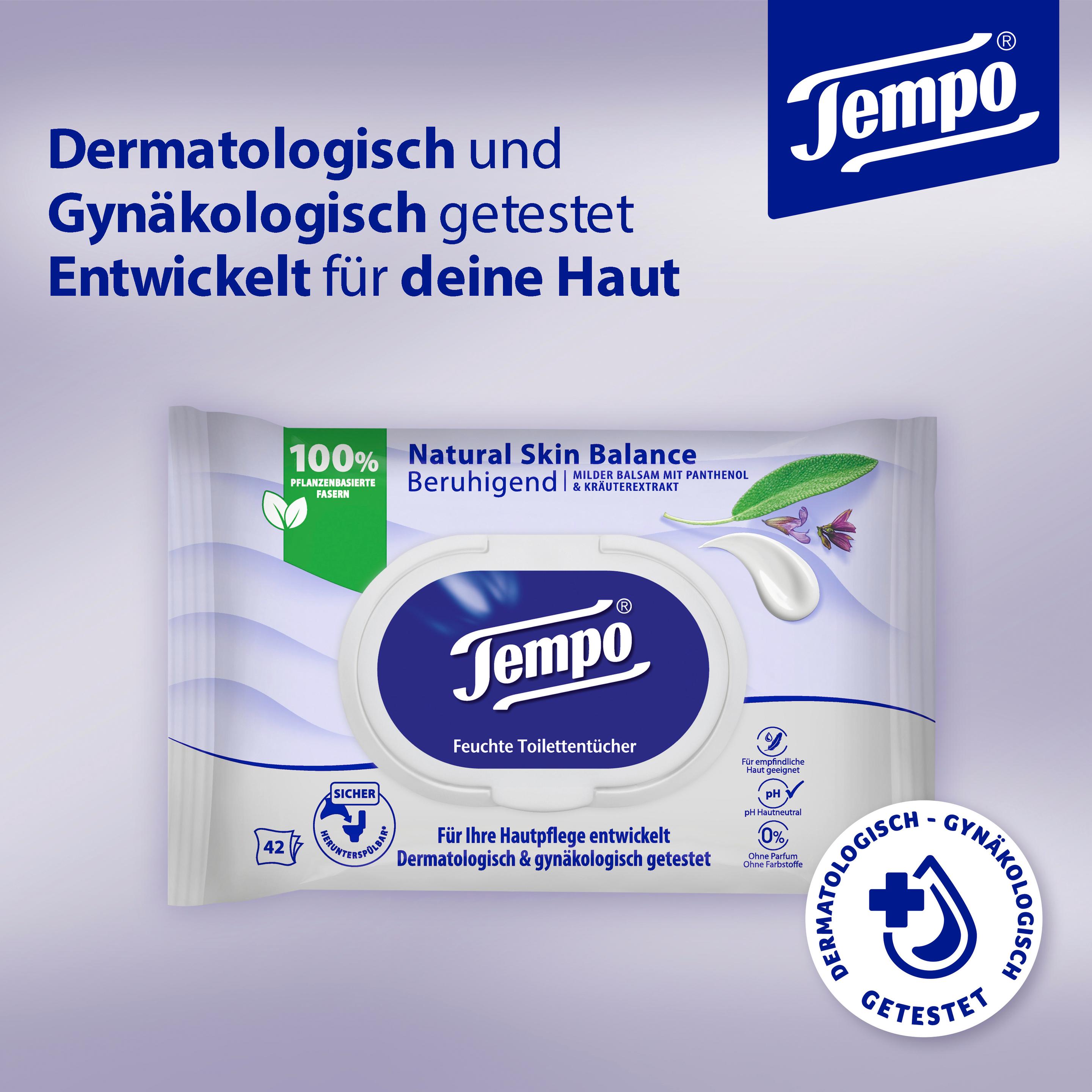Produktbild Tempo Feuchtes Toilettenpapier Natural Skin Balance 4 von 8