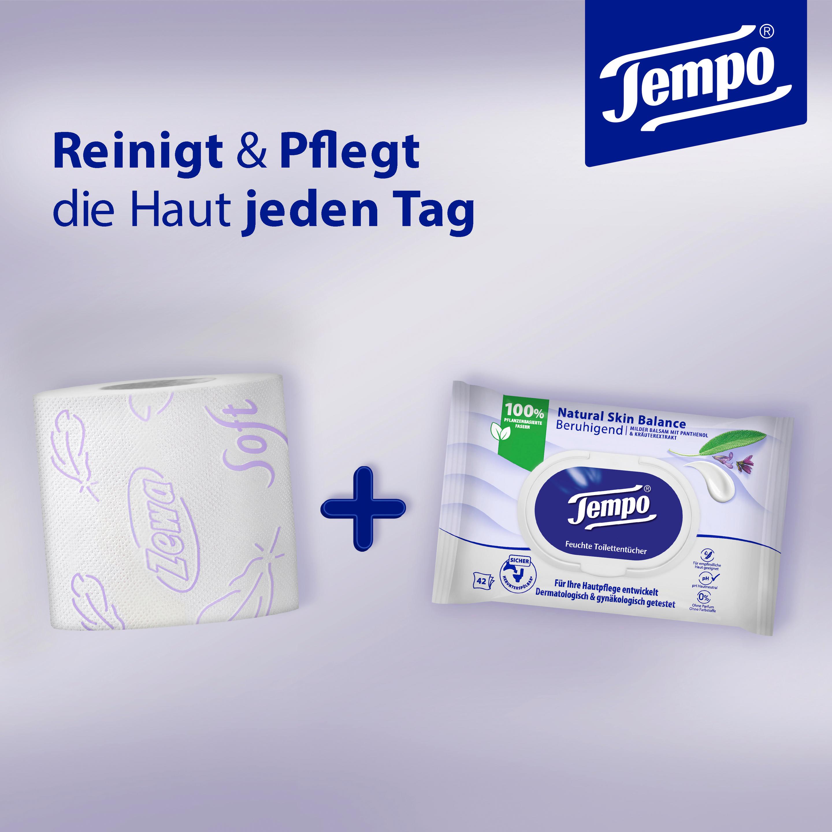 Produktbild Tempo Feuchtes Toilettenpapier Natural Skin Balance 6 von 8
