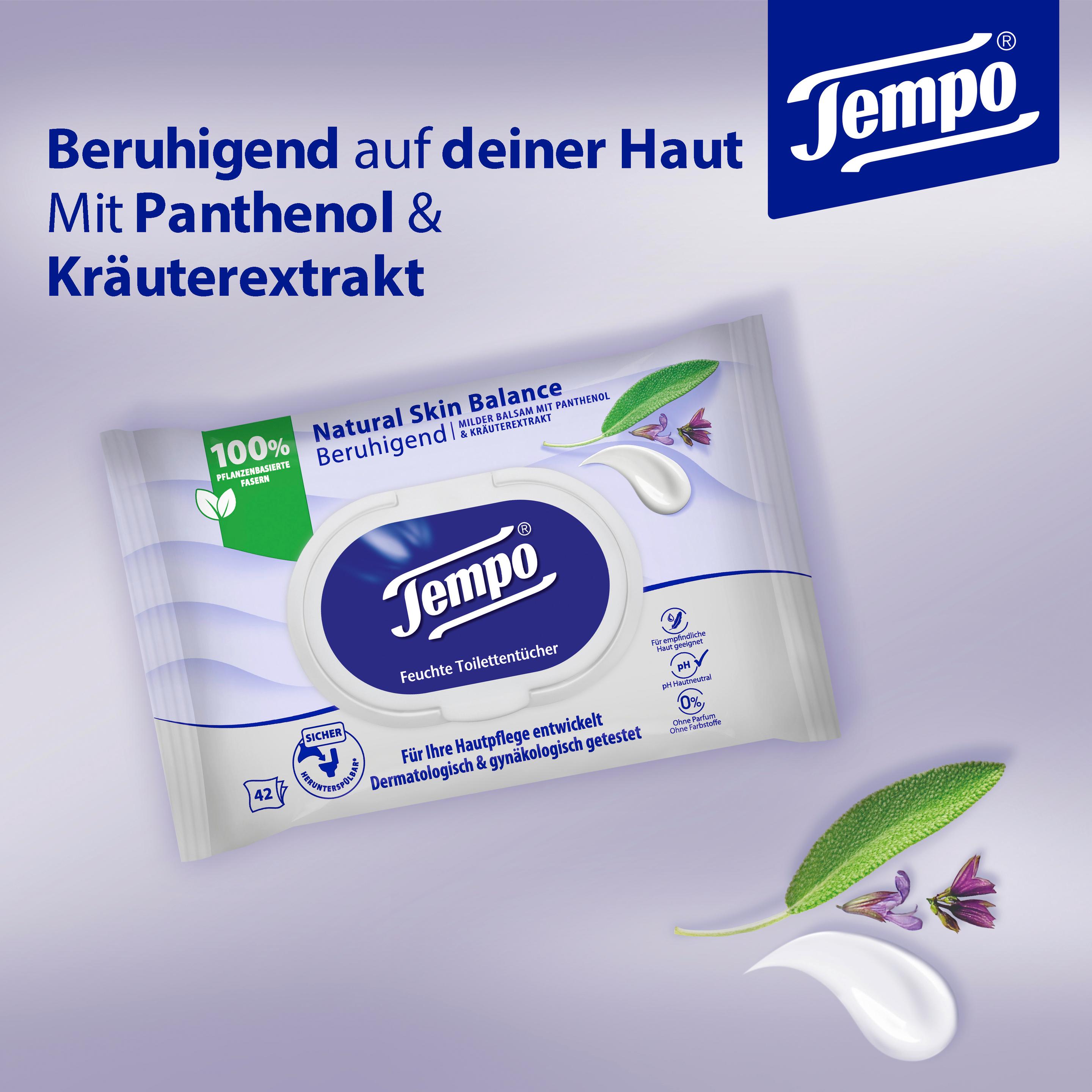 Produktbild Tempo Feuchtes Toilettenpapier Natural Skin Balance 7 von 8
