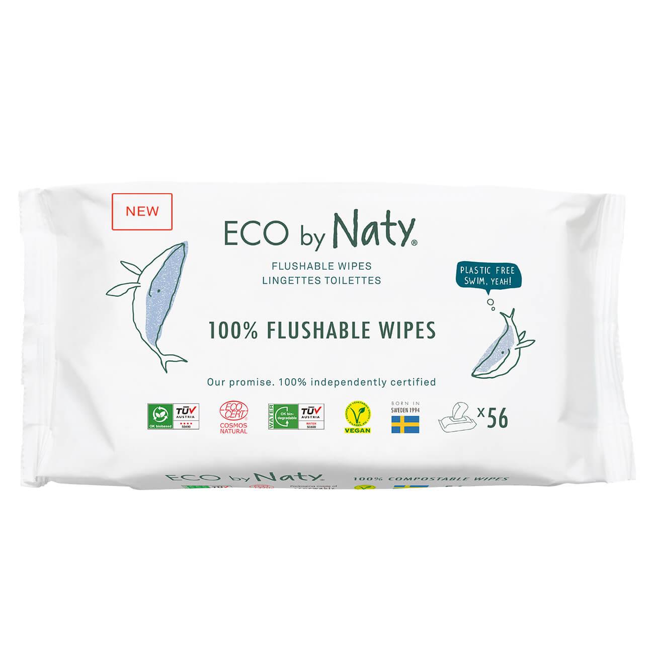 Eco by Naty Feuchttücher Flushable
