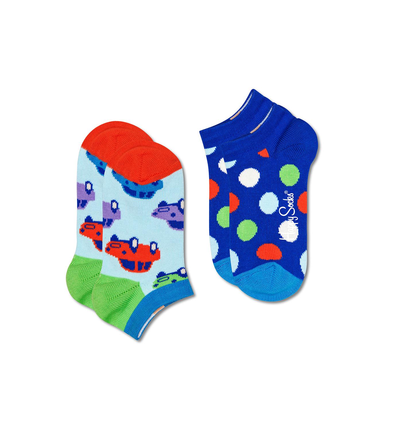 Happy Socks Kinder Sneaker Socken Car 2er Pack