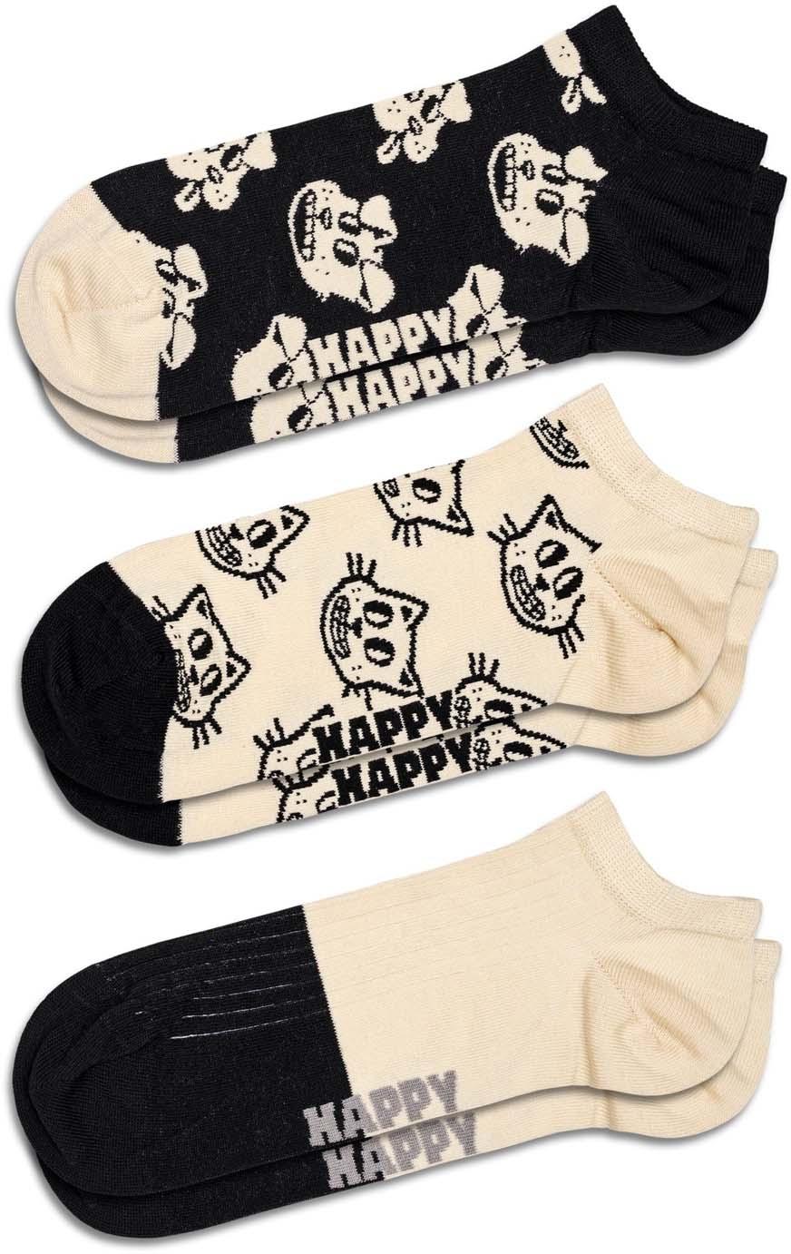 Happy Socks Unisex Füßlinge Pets 3er Pack