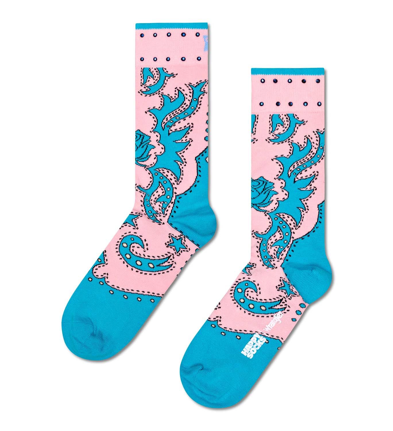 Happy Socks Damen Socken Wrangler Freehand