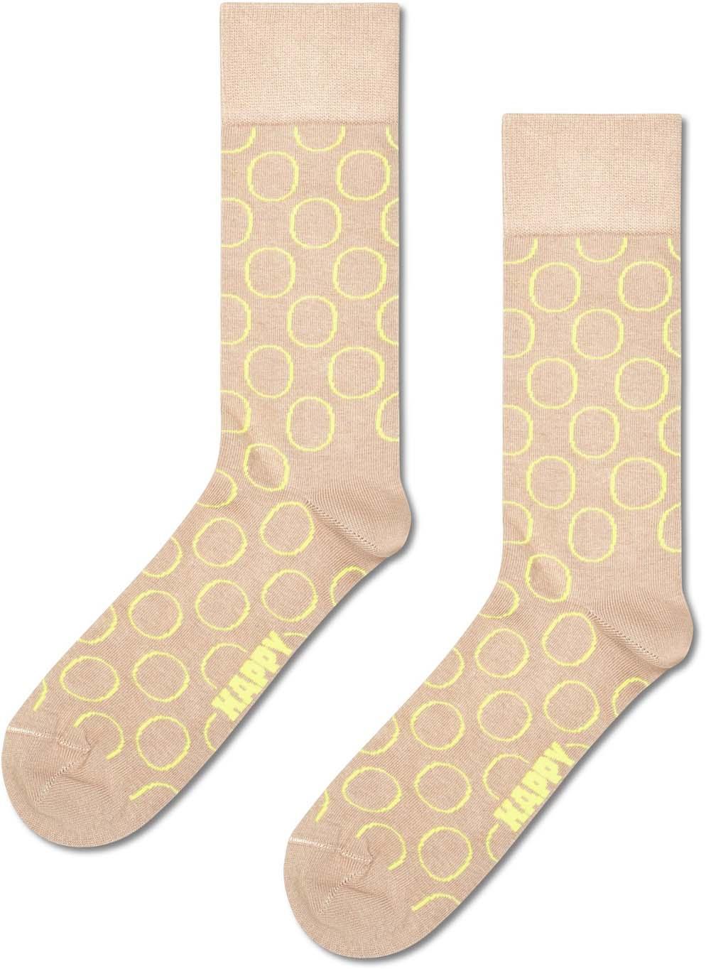 Happy Socks Unisex Socken Big Dot Plant Dye