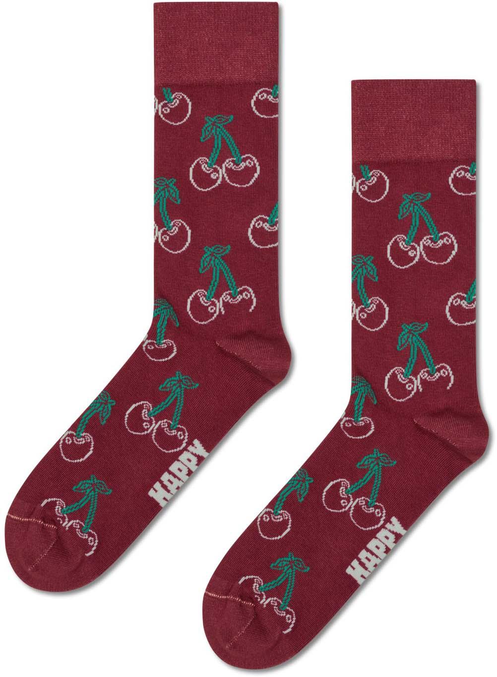 Happy Socks Unisex Socken Cherry Plant Dye