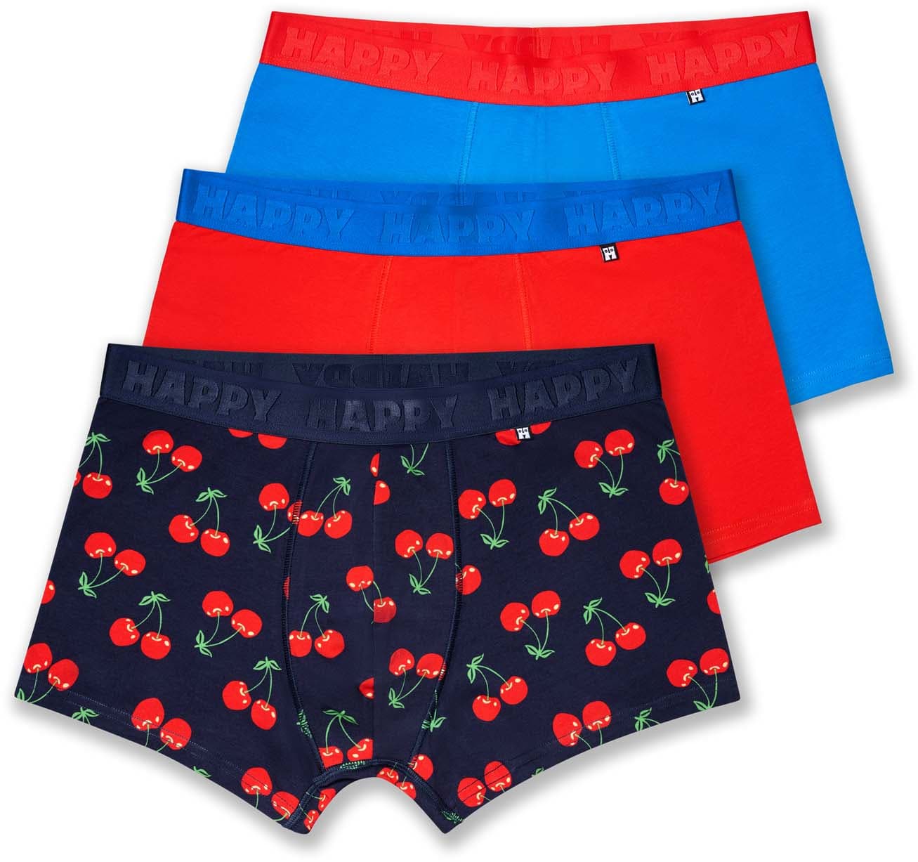 Happy Socks Herren Boxershorts Cherry 3er Pack