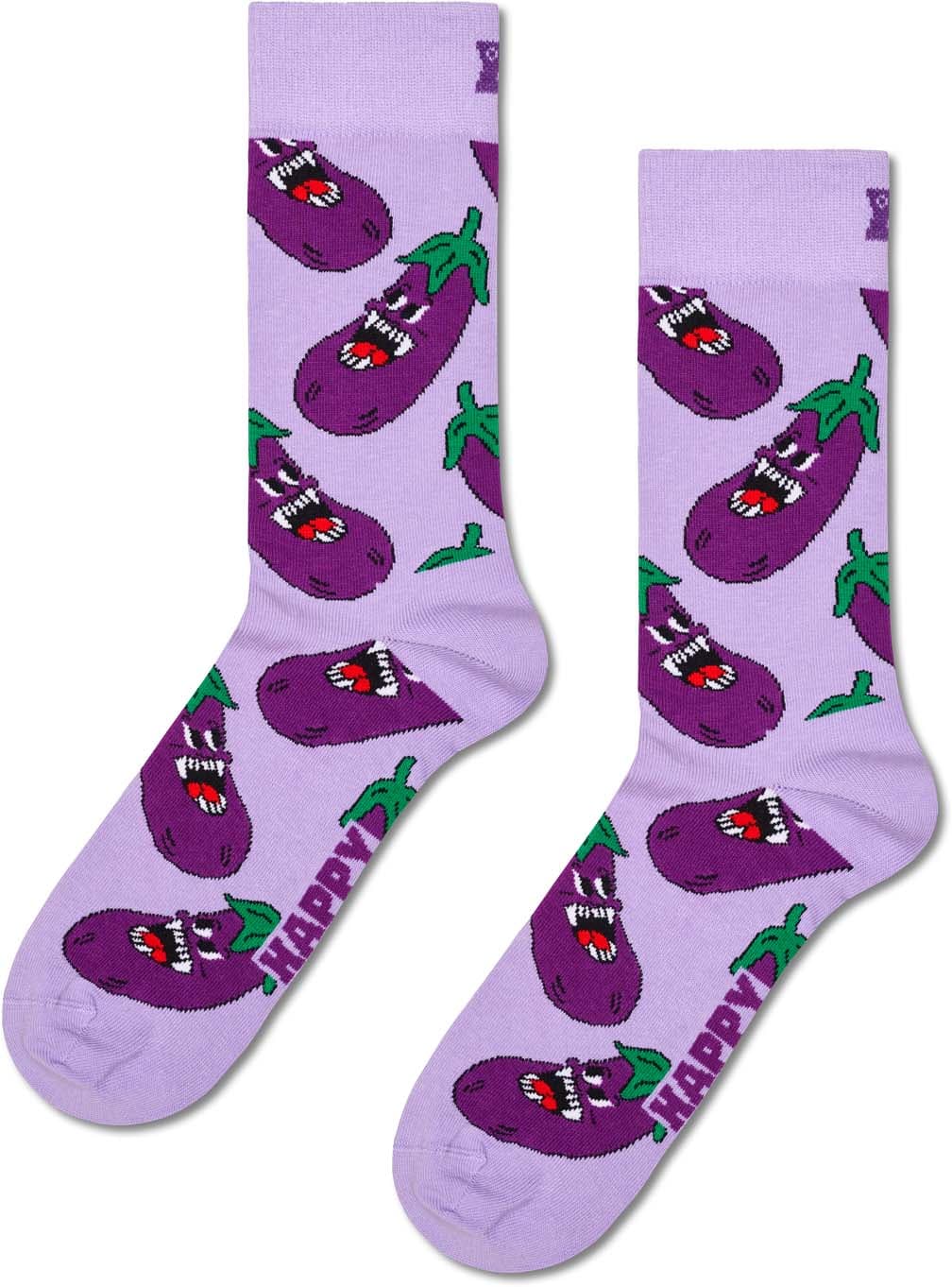 Happy Socks Unisex Socken Angry Eggplant