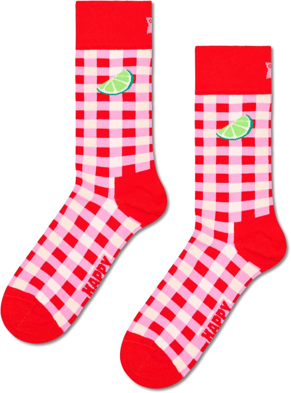 Happy Socks Unisex Socken Gingham Lime