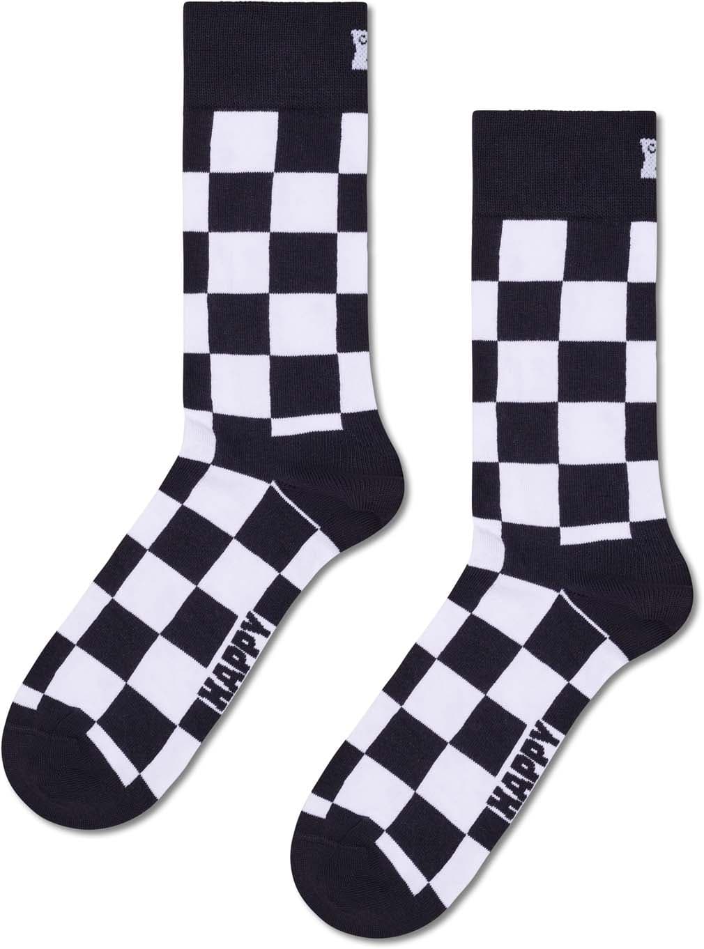 Happy Socks Herren Socken Checkerboard