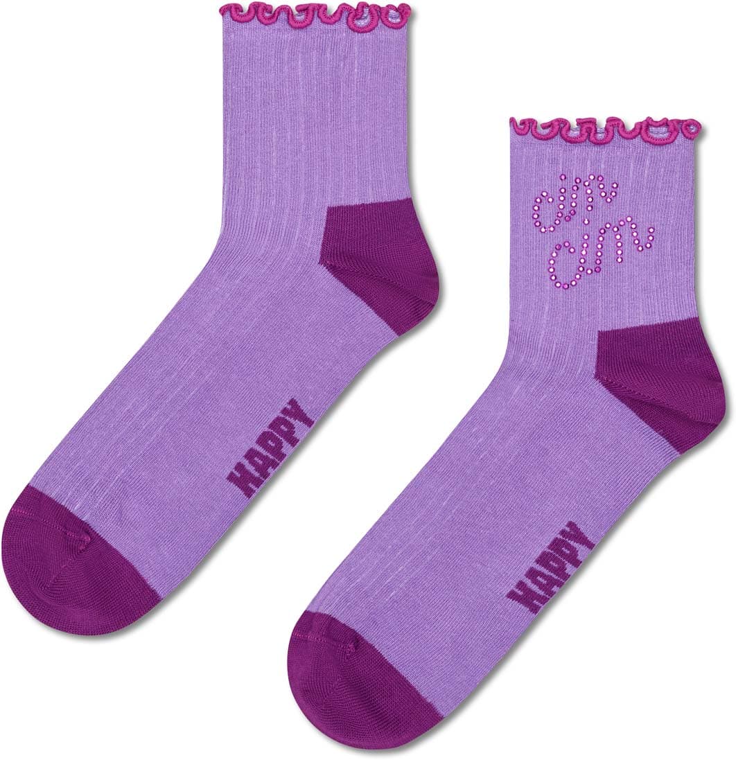 Happy Socks Damen Tennissocken Cin Cin