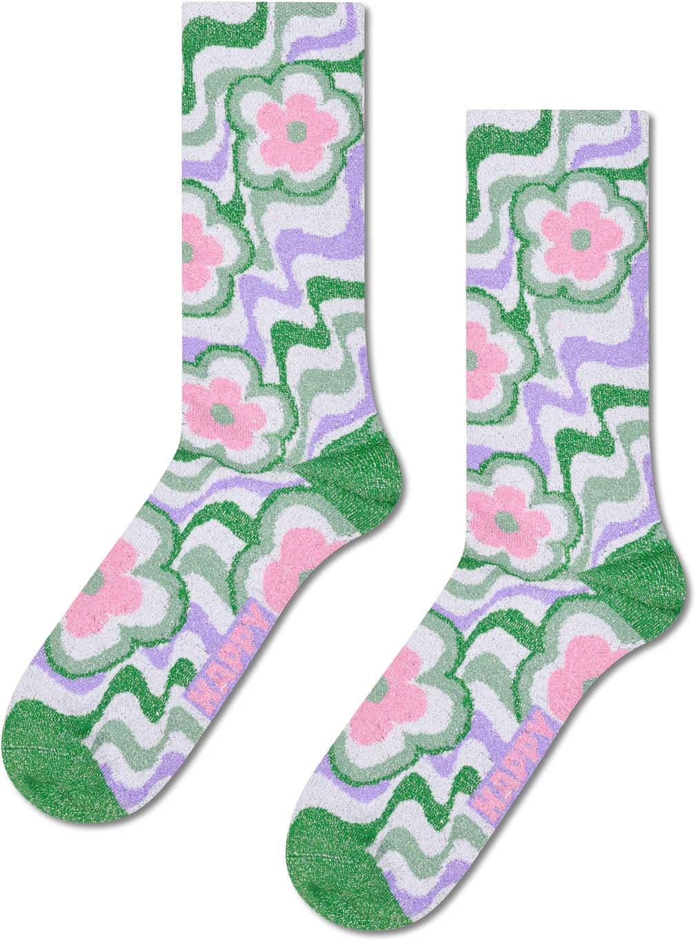 Happy Socks Damen Socken Flowy Flower