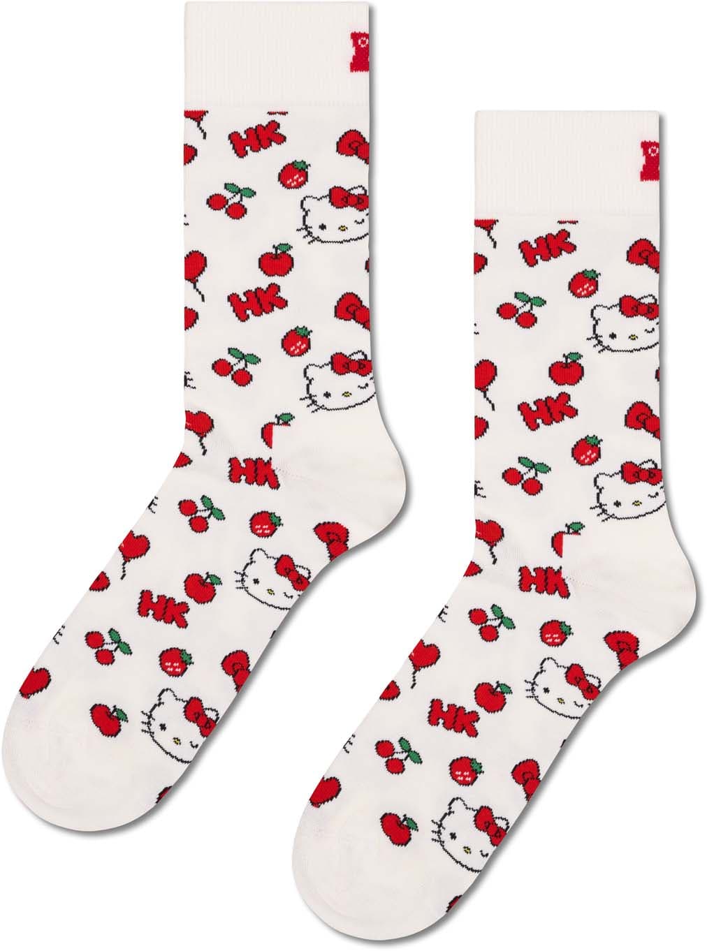 Happy Socks Damen Socken Hello Kitty Cherry