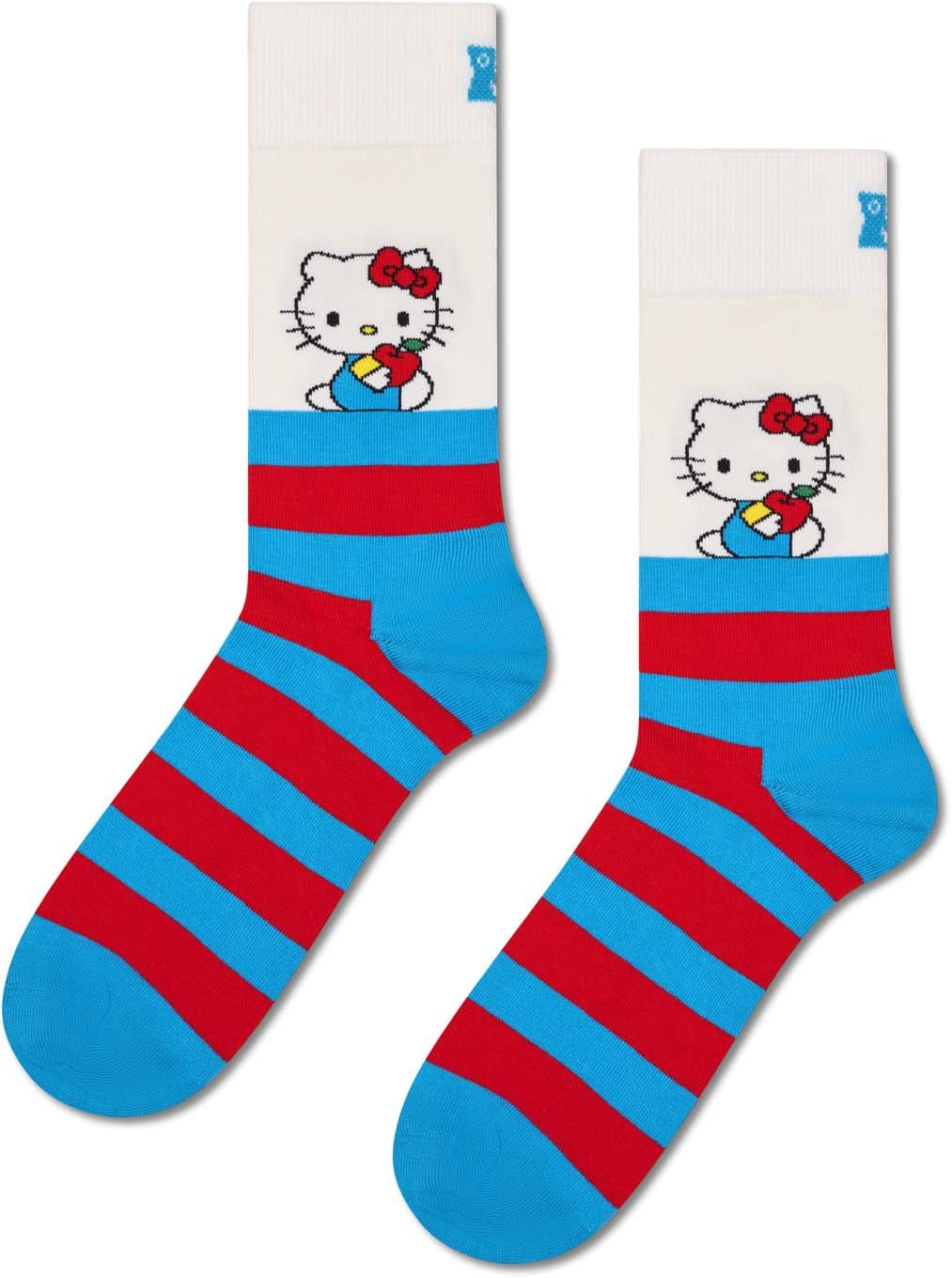 Happy Socks Damen Socken Hello Kitty Stripes