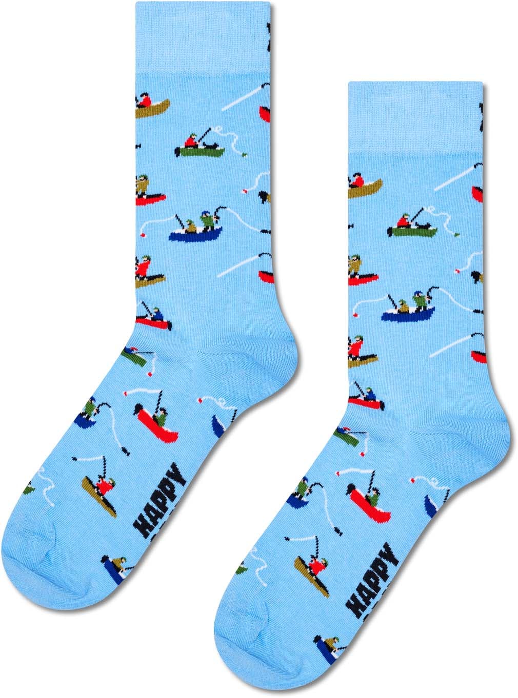 Happy Socks Unisex Socken Fishing Boat