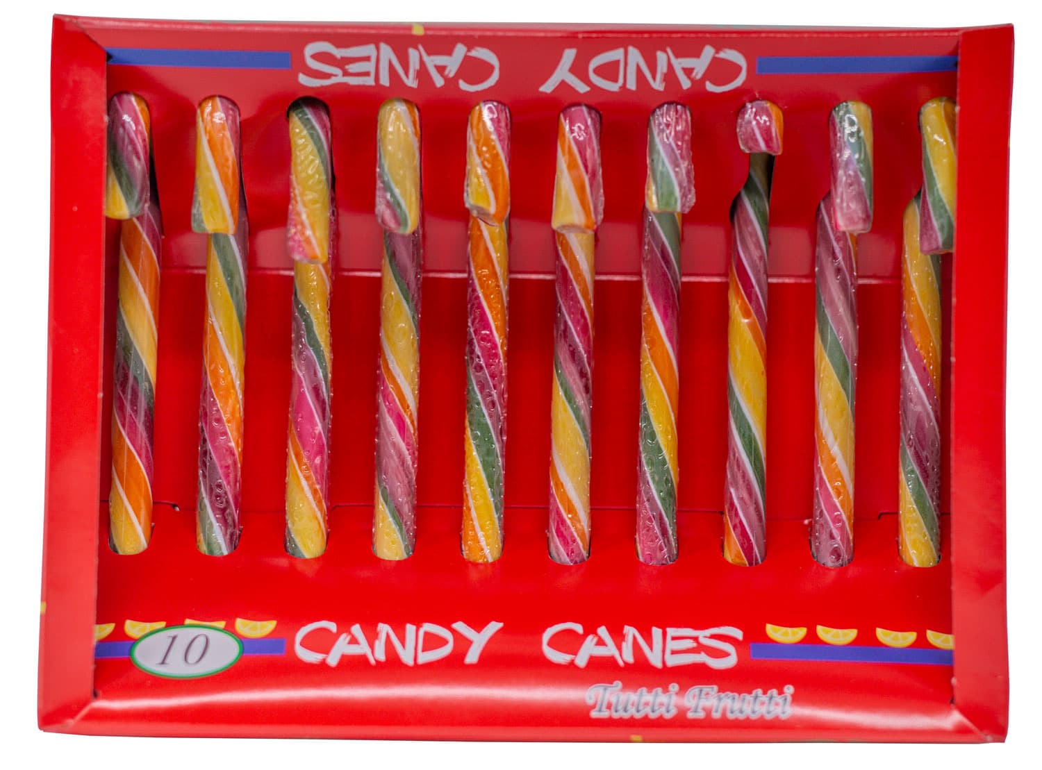 ASBA Candy Canes ZuckerstangenTutti Frutti