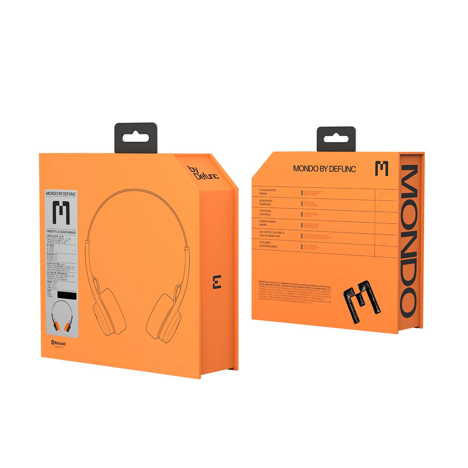 Produktbild DeFunc Mondo On-Ear Headphone Black 2 von 3