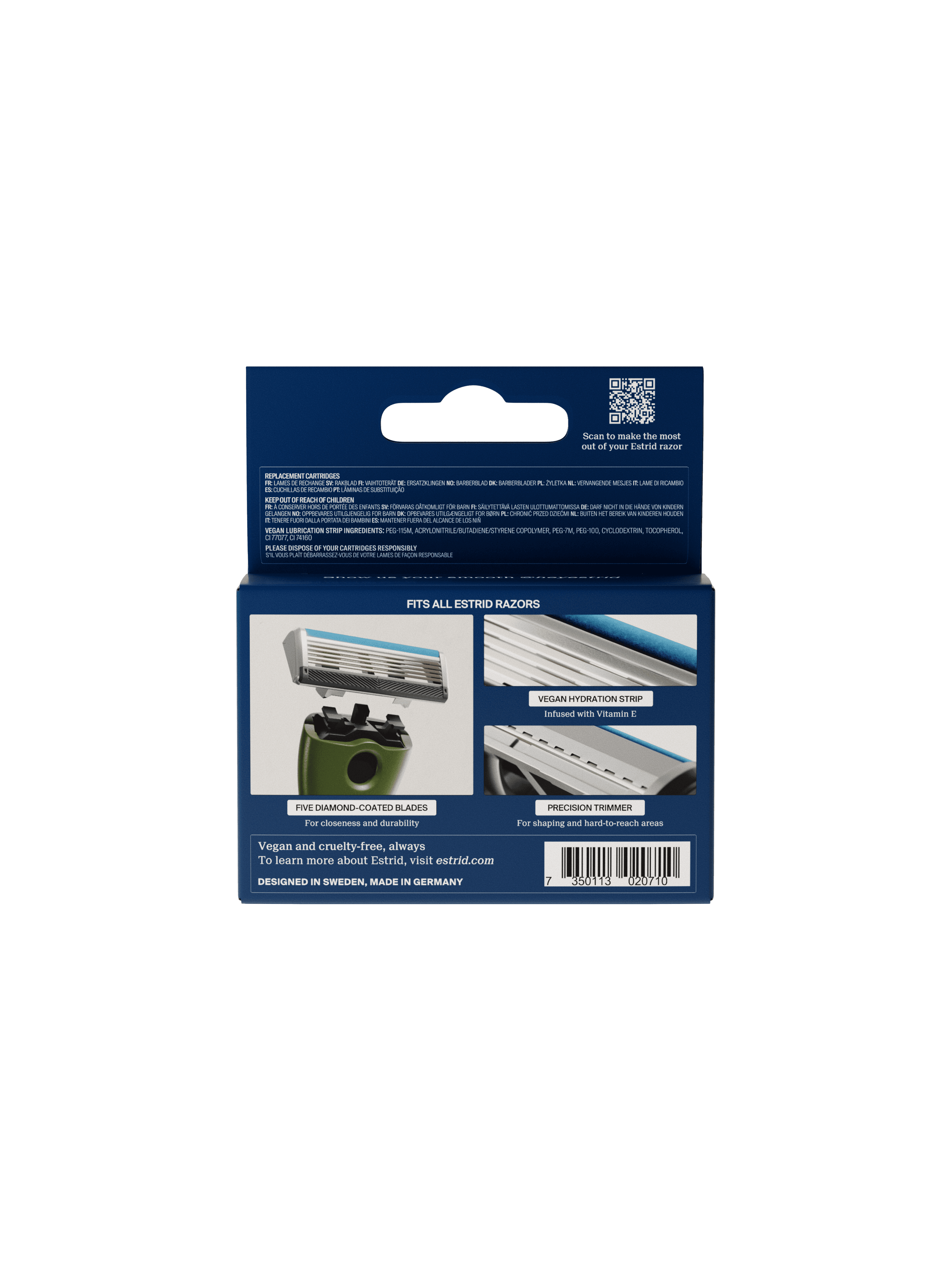 Produktbild ESTRID Face Razor Blades Nachfüllung 2 von 2