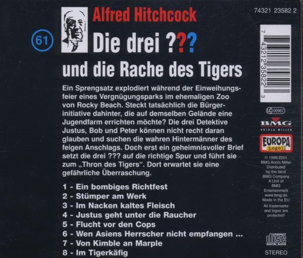 Produktbild 061/und die Rache des Tigers 3 von 3
