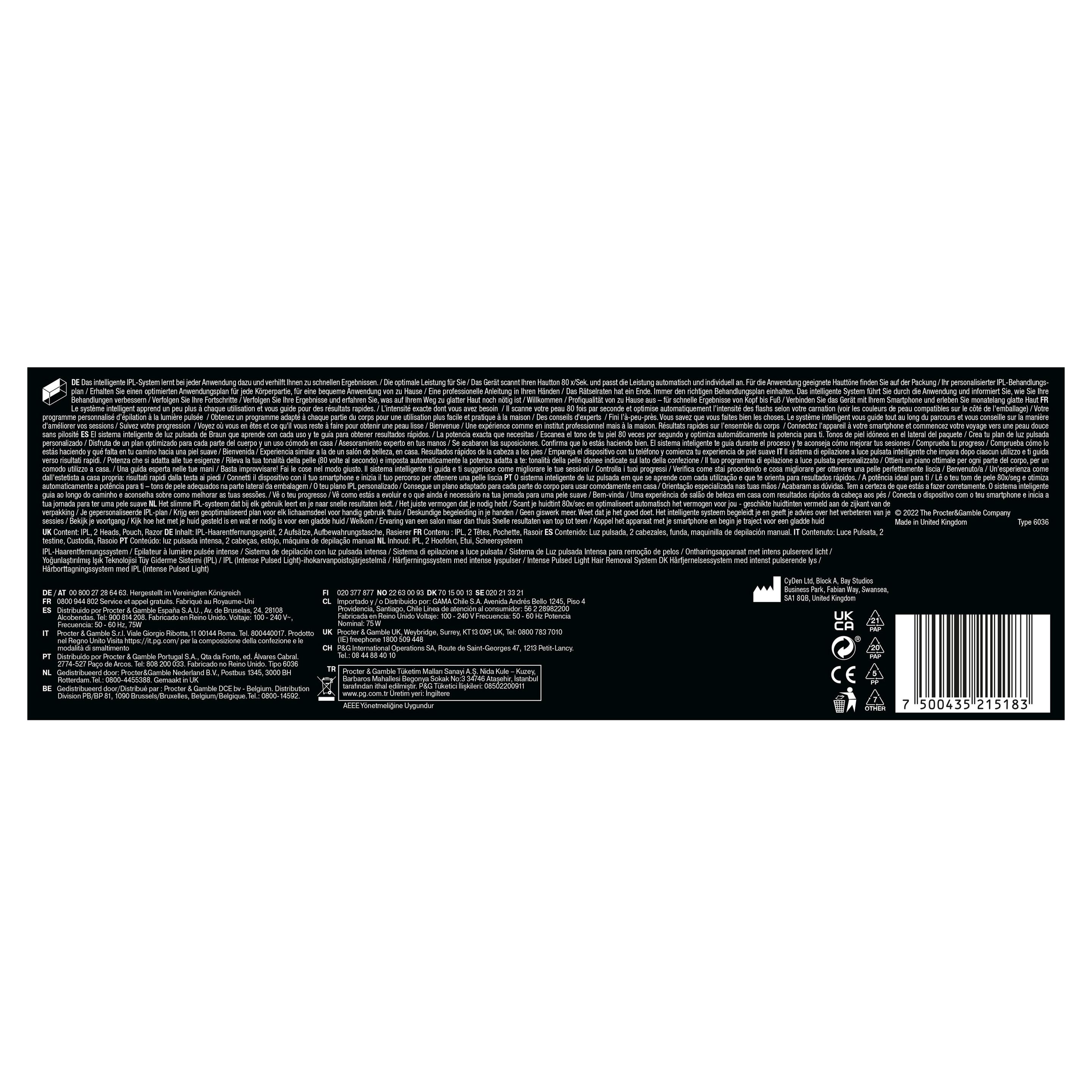 Produktbild BRAUN IPL-Haarentfernungsgerät Skin i·expert PL7147 14 von 19