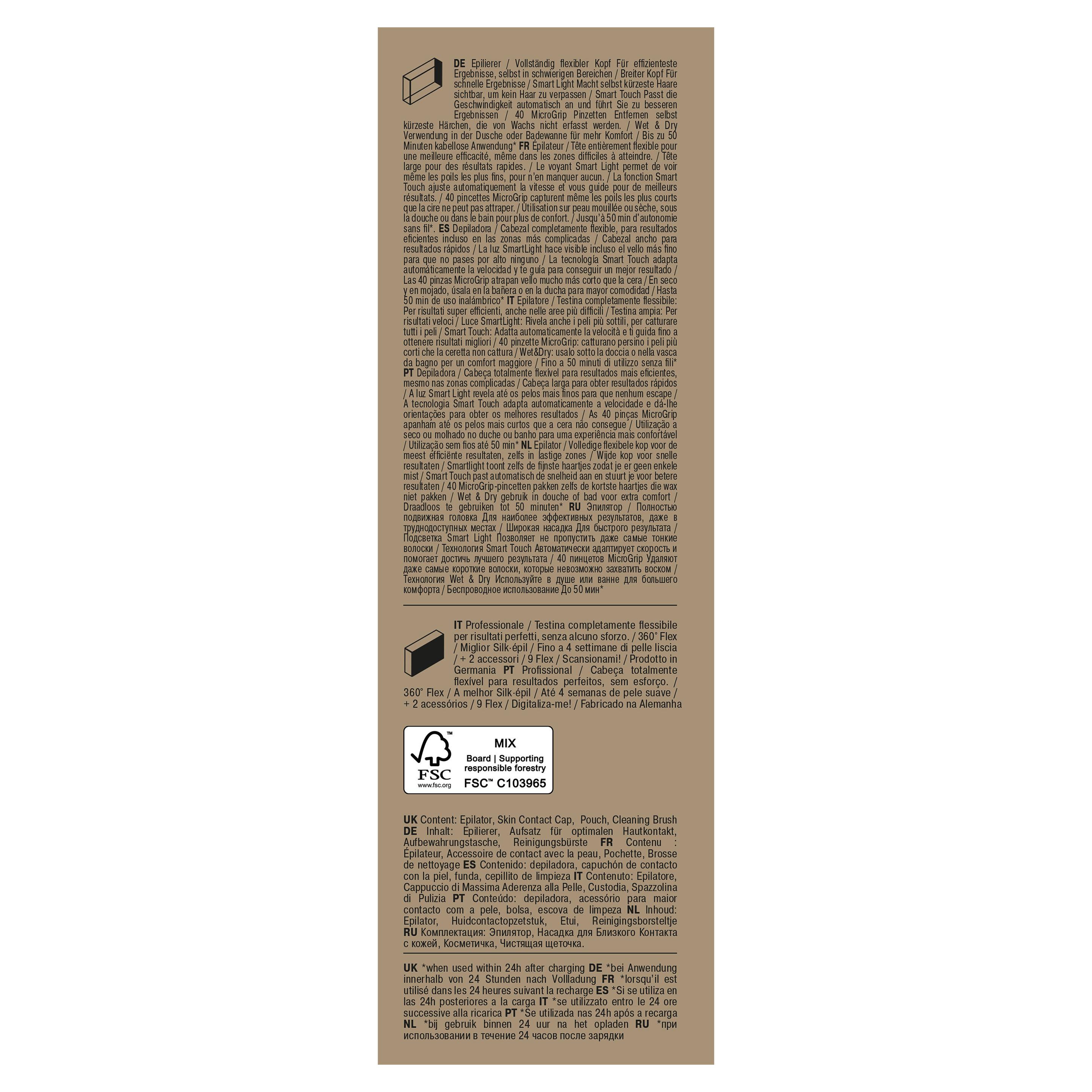 Produktbild BRAUN Epilierer Silk-épil 9 Flex, 9-011 gold 7 von 10