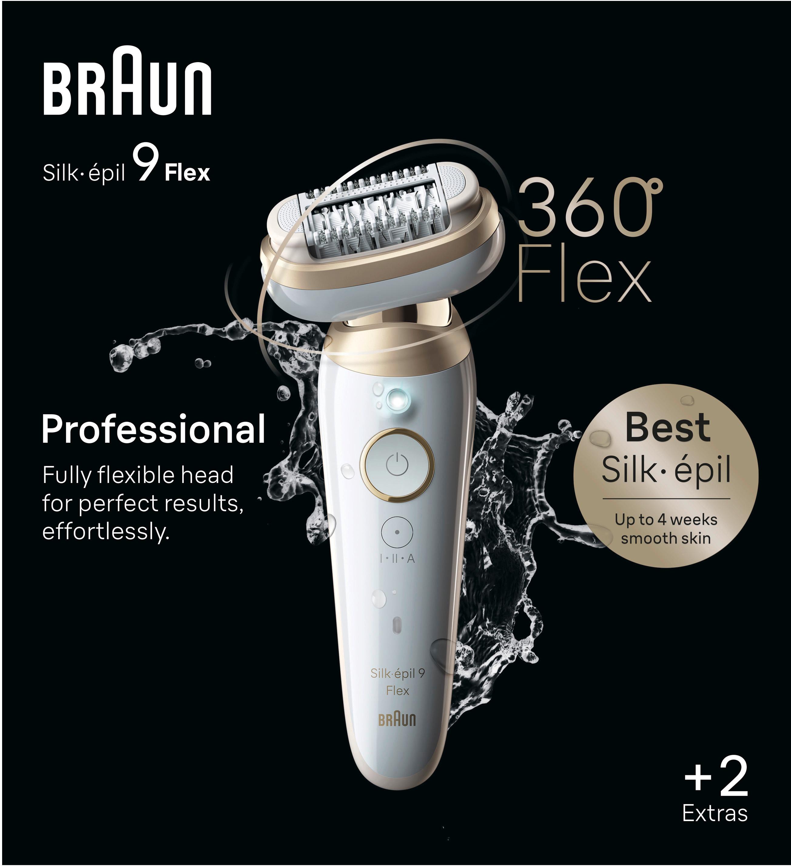 BRAUN Epilierer Silk-épil 9 Flex, 9-011 gold