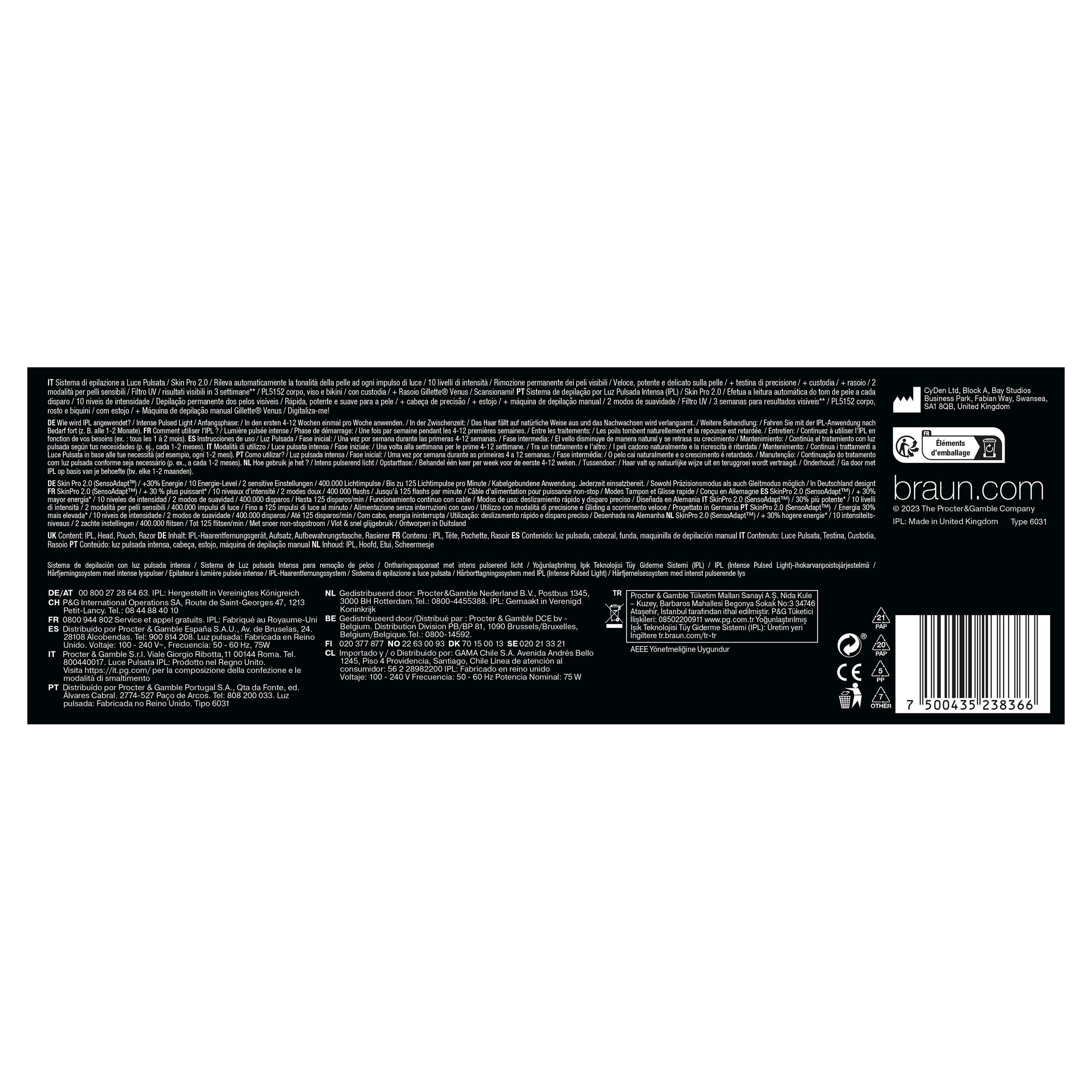 Produktbild BRAUN IPL-Haarentfernungsgerät Silk·expert Pro 5 PL5152 10 von 20