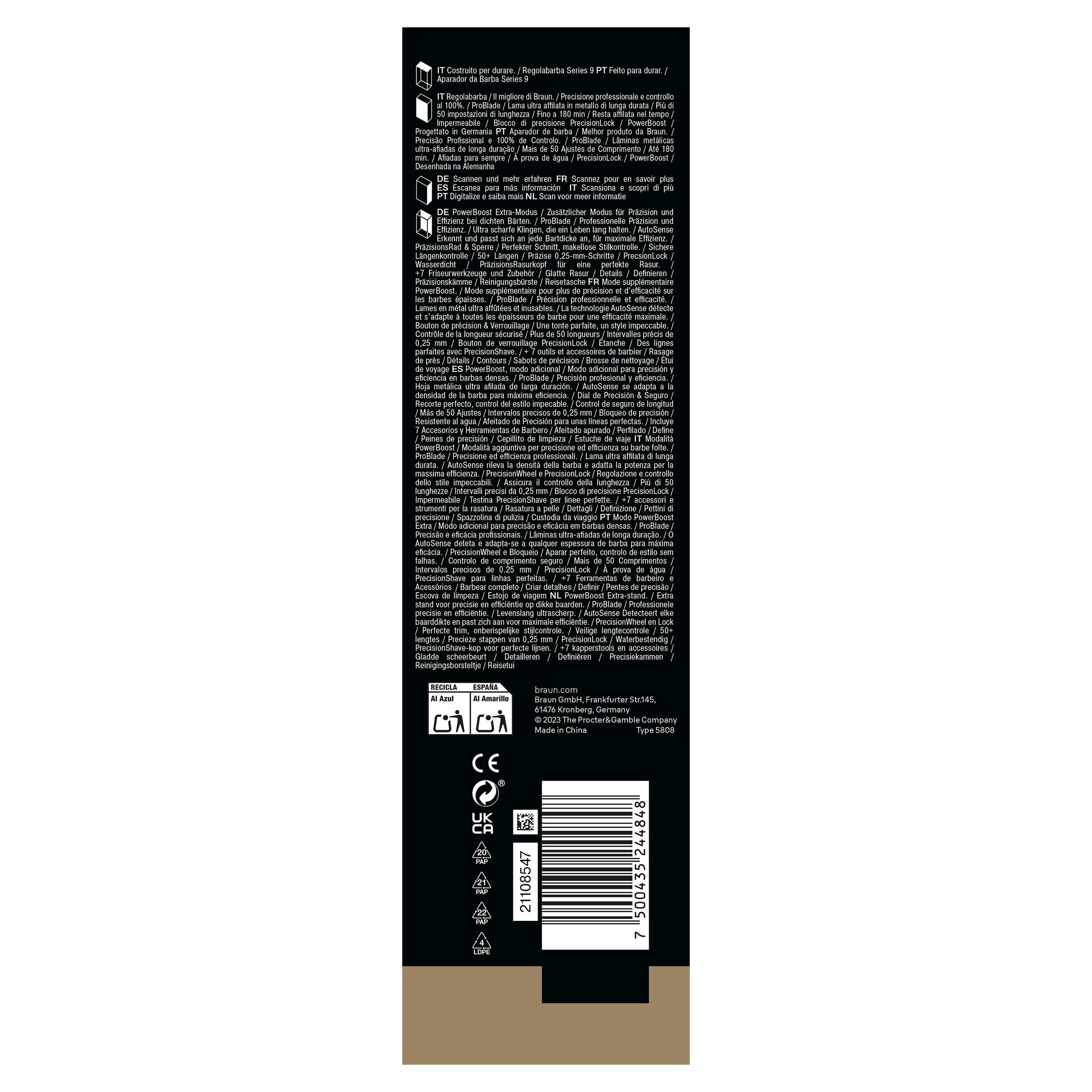 Produktbild BRAUN Barttrimmer Series 9 BT9520 14 von 17