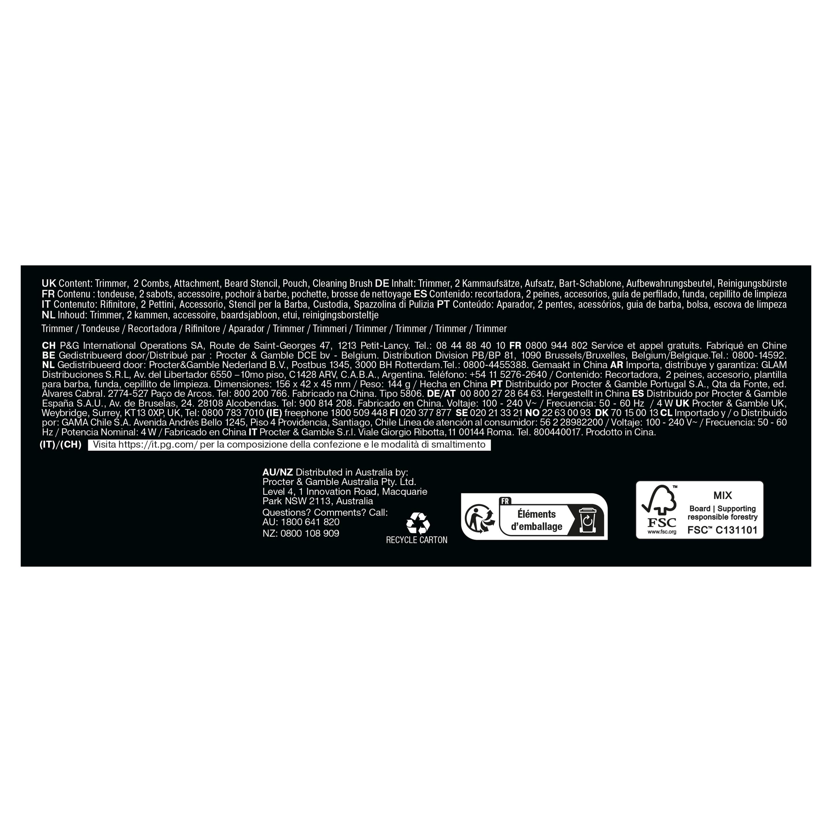 Produktbild BRAUN Barttrimmer Series 7 BT7520 10 von 17