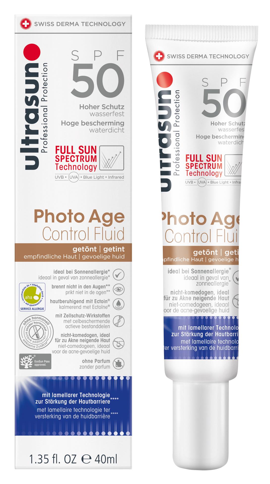 ULTRASUN Photo Age Control Fluid SPF50 getönt