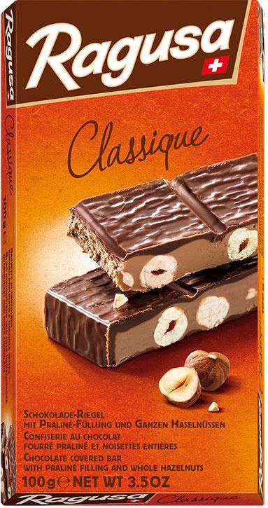 Ragusa Classique Schokolade mit ganzen Haselnüssen