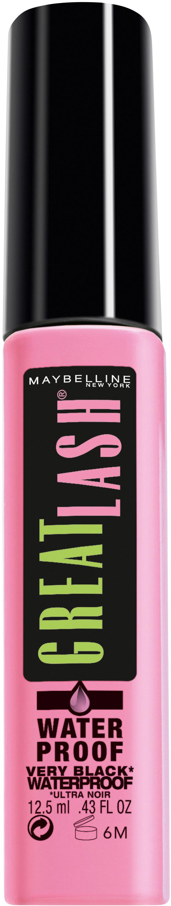 MAYBELLINE NEW YORK Mascara Great Lash schwarz wasserfest