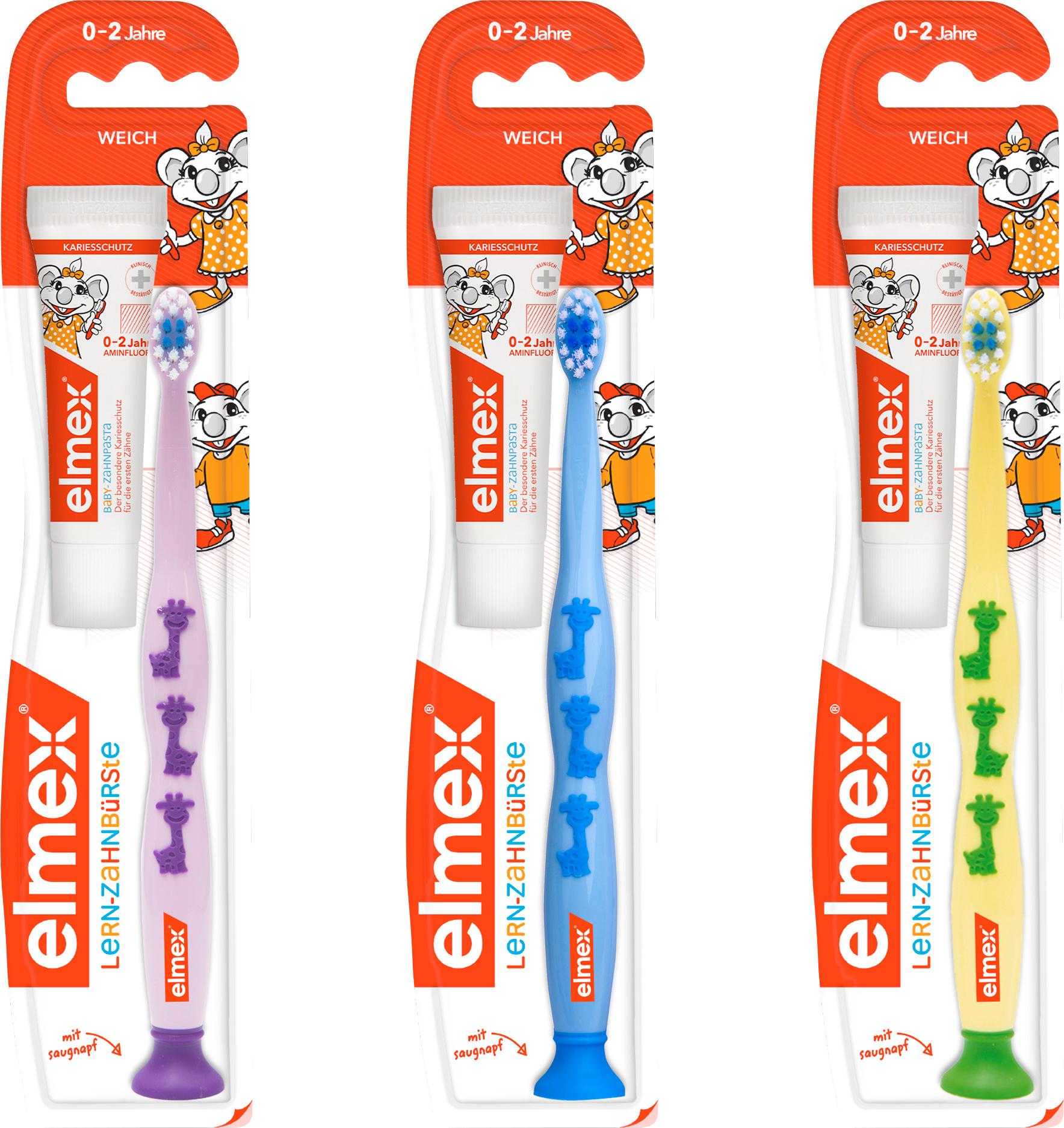 elmex Lern-Zahnbürste weich inkl. elmex Kinder-Zahnpasta