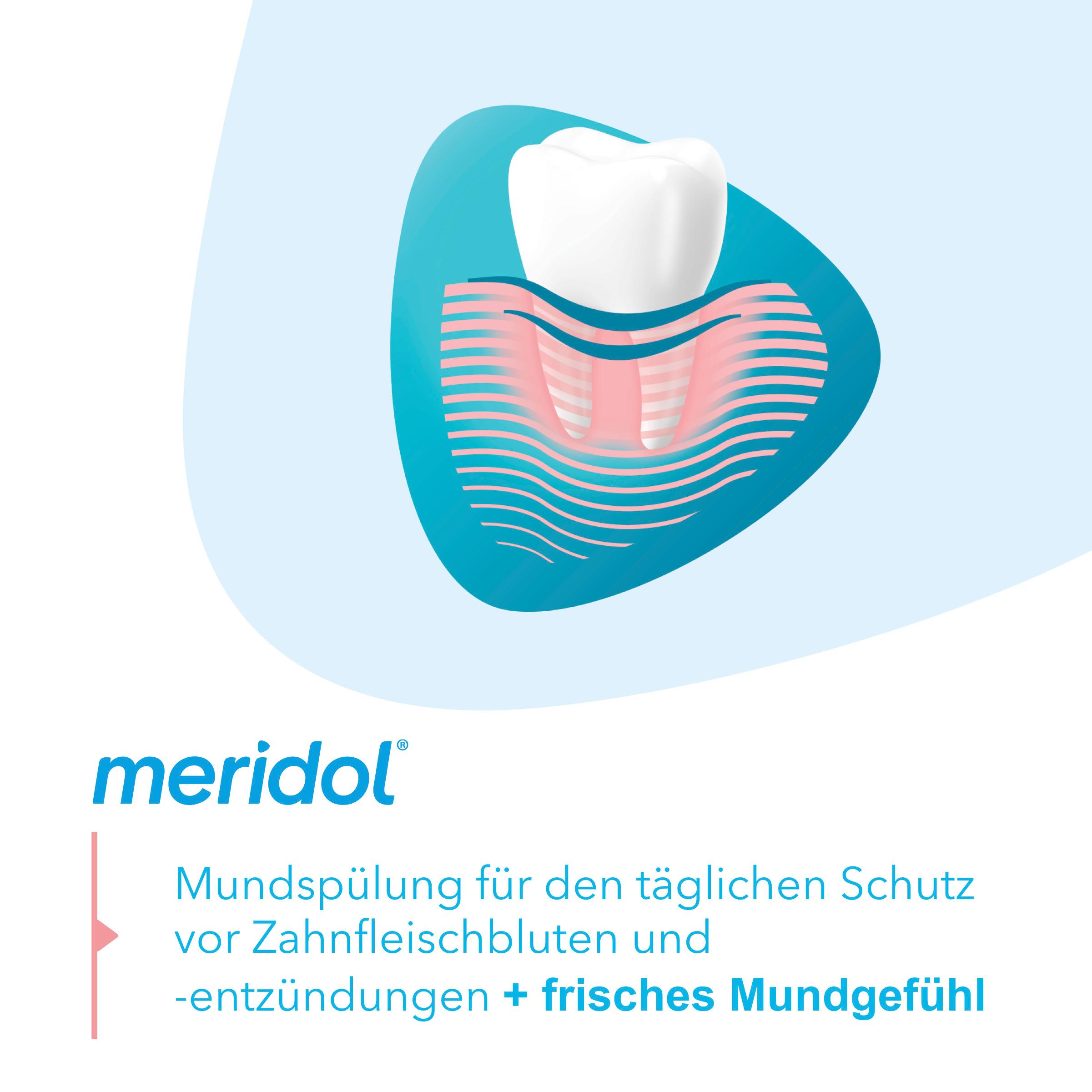 Produktbild meridol Mundspülung gegen Zahnfleischentzündung, Mundgeruch&Parodontitis 7 von 12
