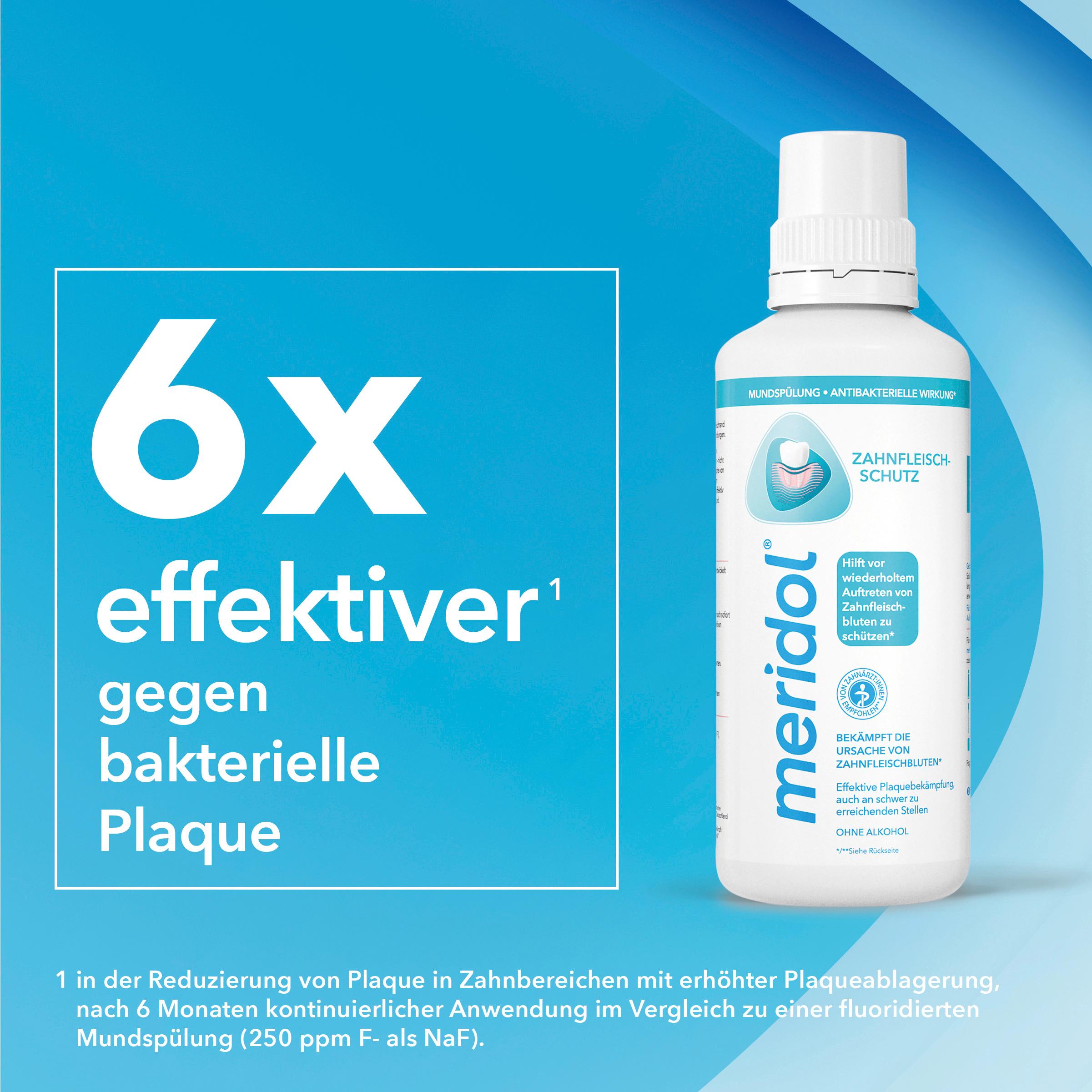Produktbild meridol Mundspülung gegen Zahnfleischentzündung, Mundgeruch&Parodontitis 6 von 12