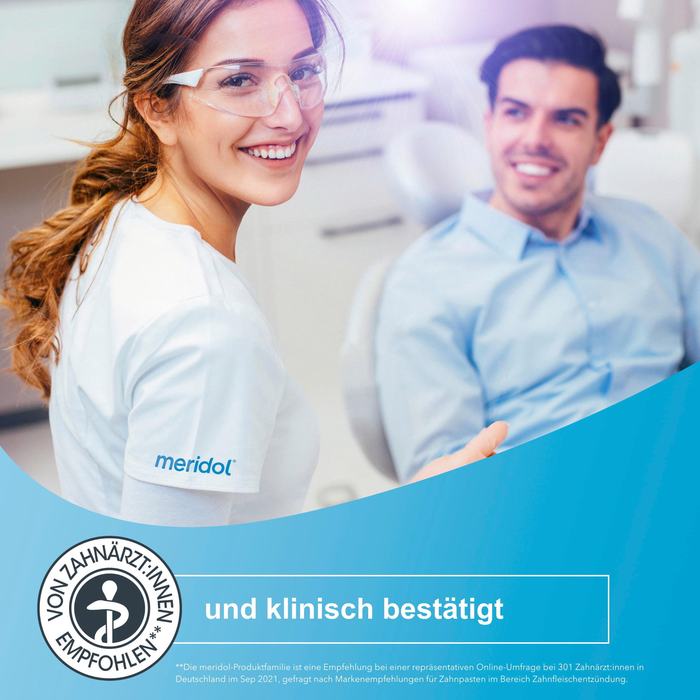 Produktbild meridol Zahnfleischschutz Zahnpasta bei Zahnfleischbluten, Zahnfleischentzündung oder Zahnfleischrückgang 3 von 10