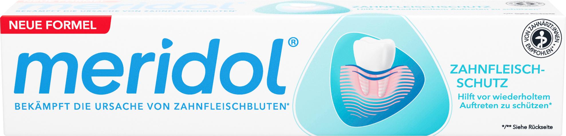 meridol Zahnfleischschutz Zahnpasta bei Zahnfleischbluten, Zahnfleischentzündung oder Zahnfleischrückgang